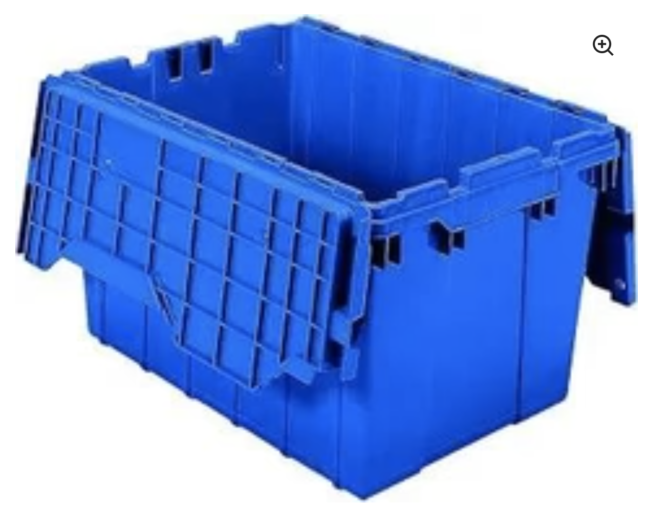 Industrial Lidded Plastic Storage Container