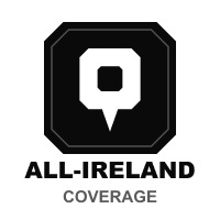All IRELAND Coverage logo with a black background and white text.