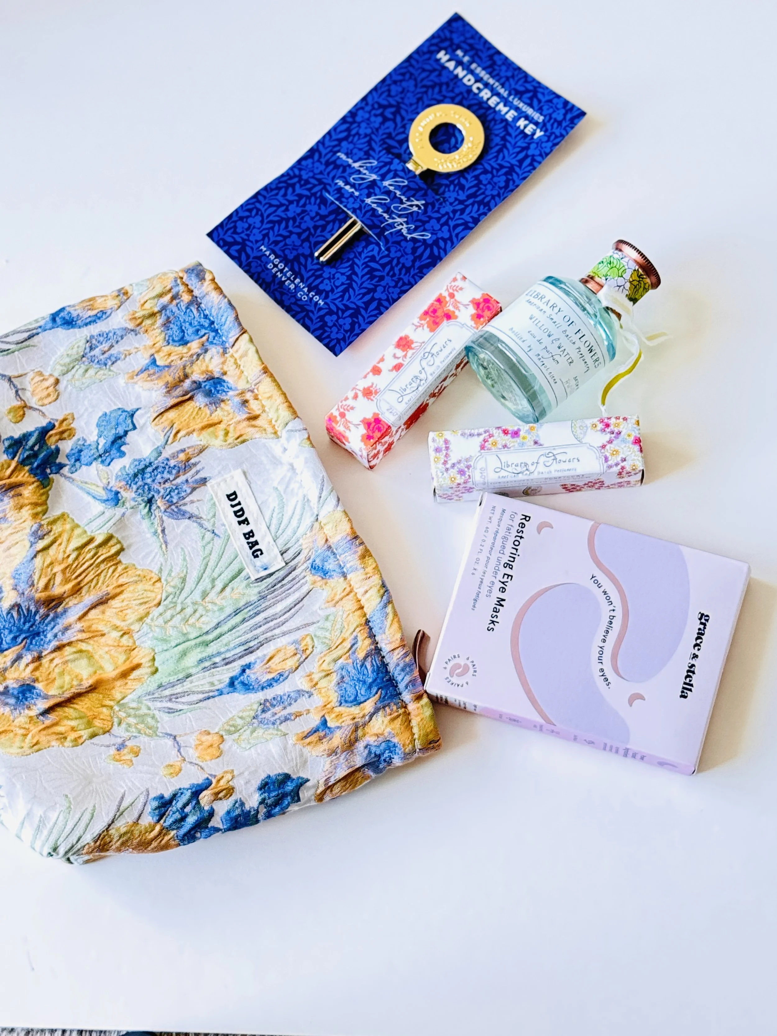 Luxury floral self-care gift set for birthdays, thank-you gifts, and just-because moments