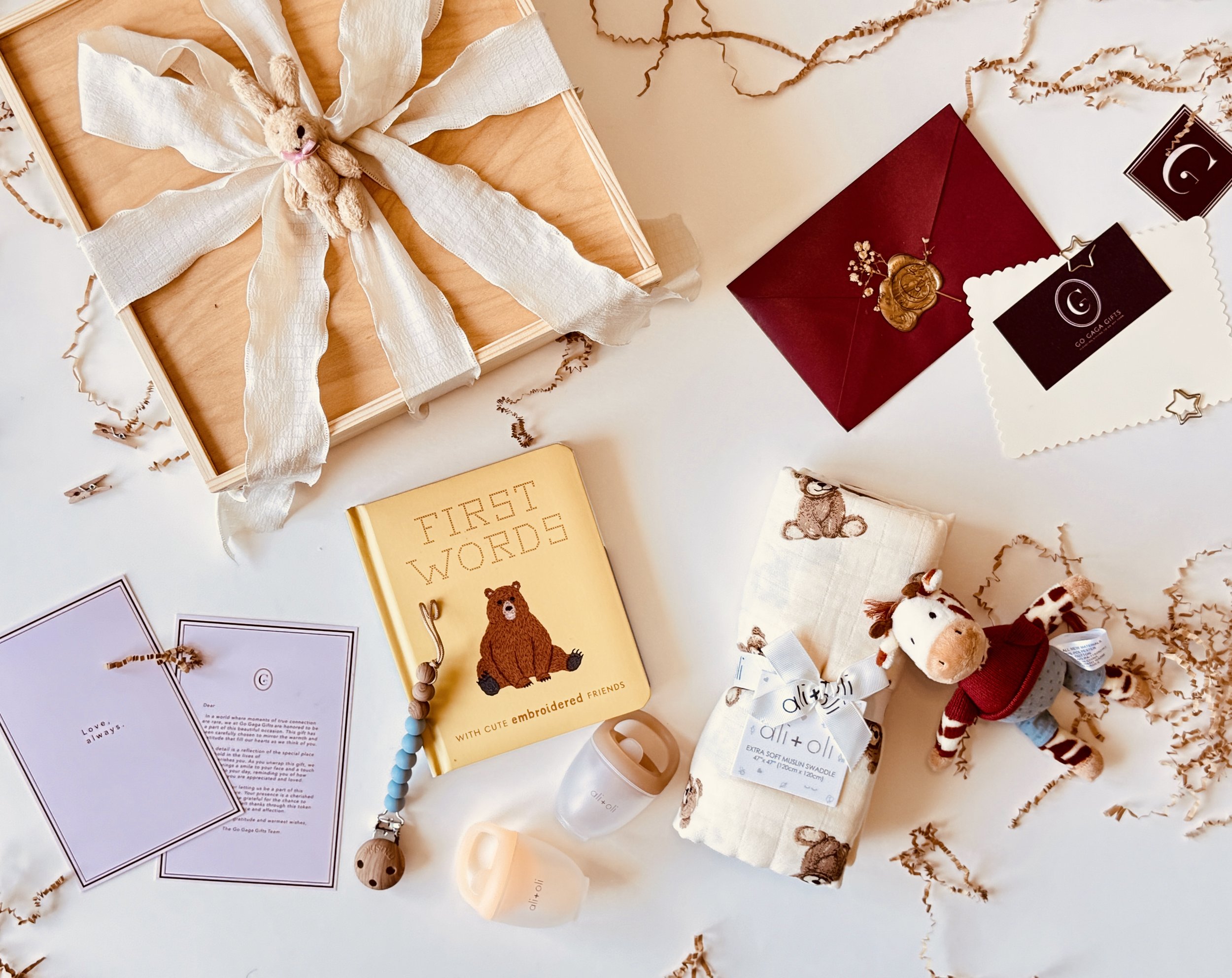 Luxury baby gift bundle for new parents, baby showers, and welcome baby celebrations