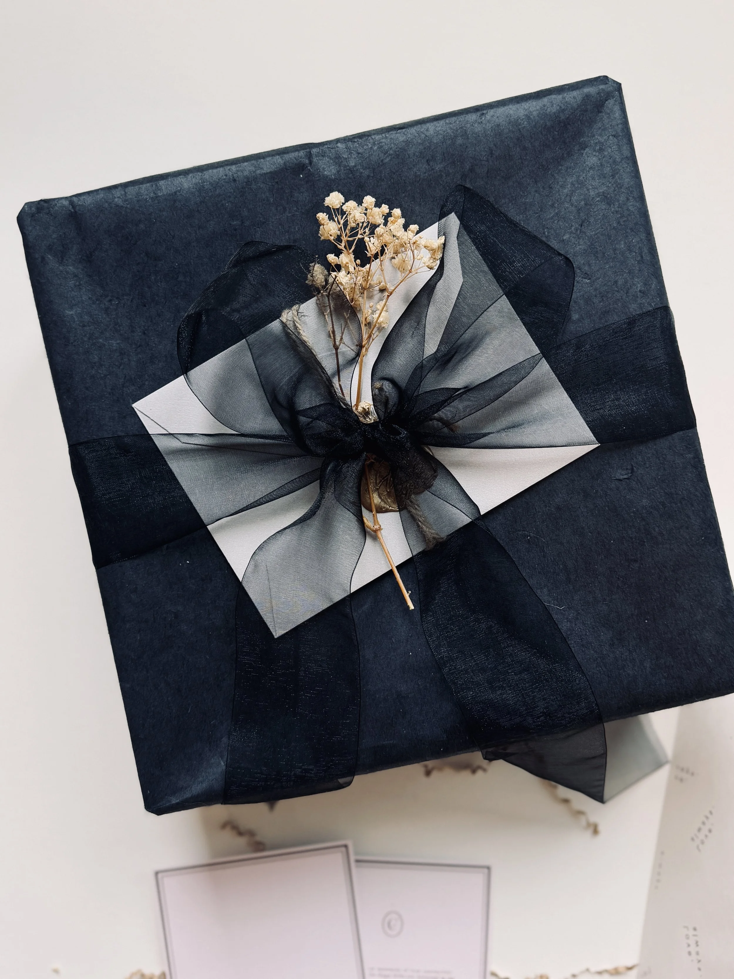 Minimal luxury gift box for new home, wedding, client gifting, and thoughtful celebrations