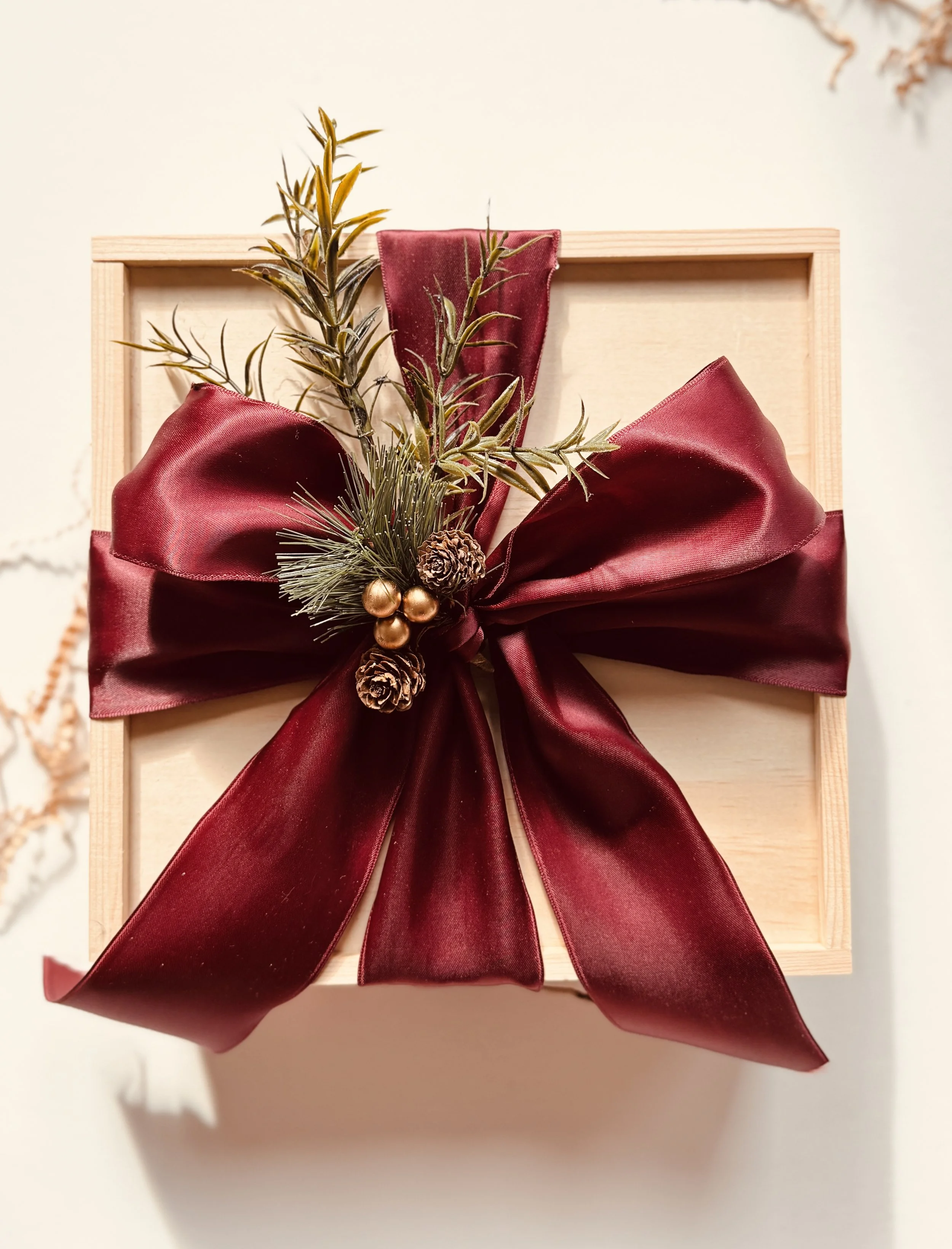 The Merry Moments holiday gift box with festive treats and cozy seasonal keepsakes