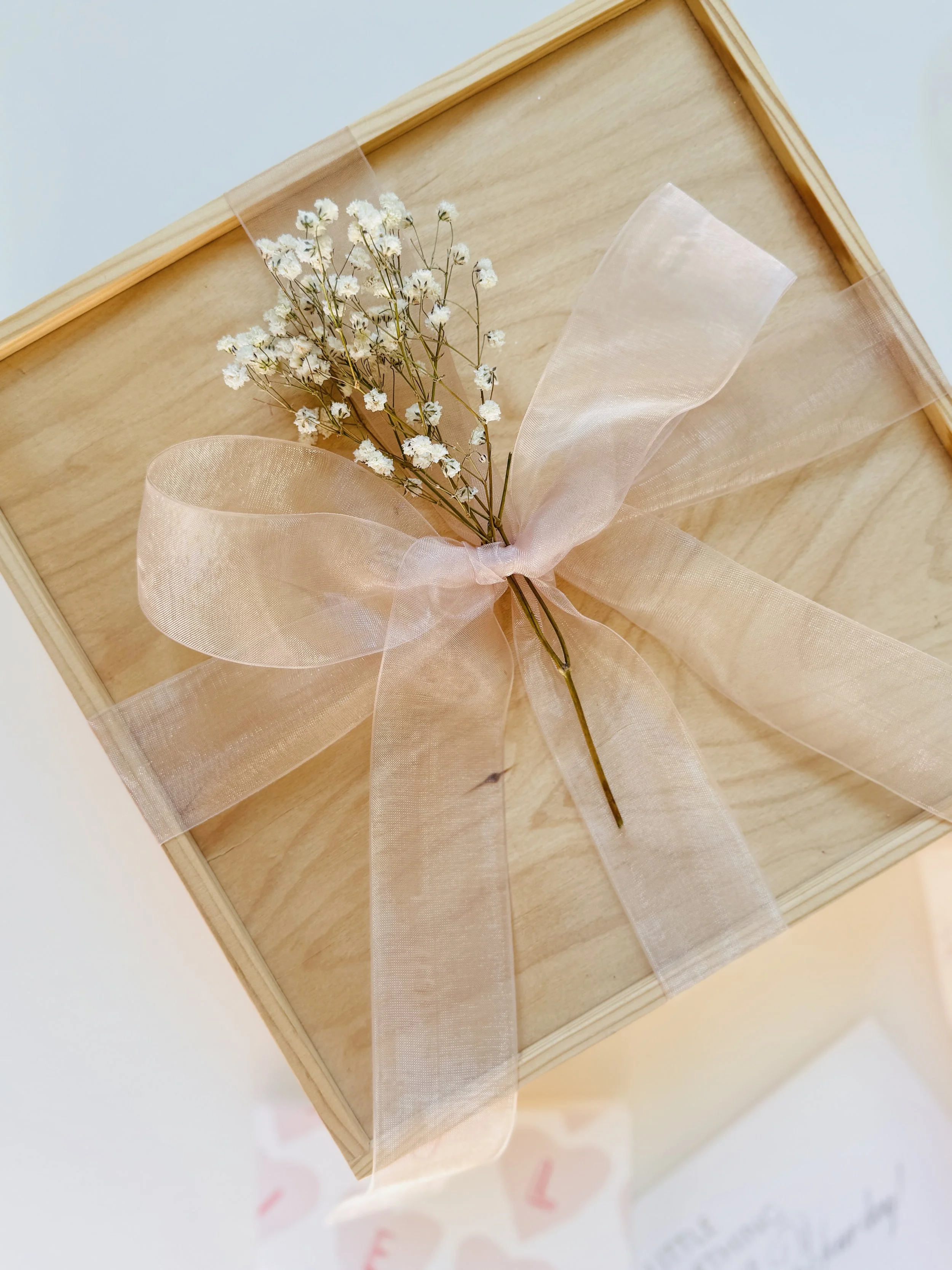 Romantic gift box with rose-inspired keepsakes, self-care details, and Go Gaga presentation