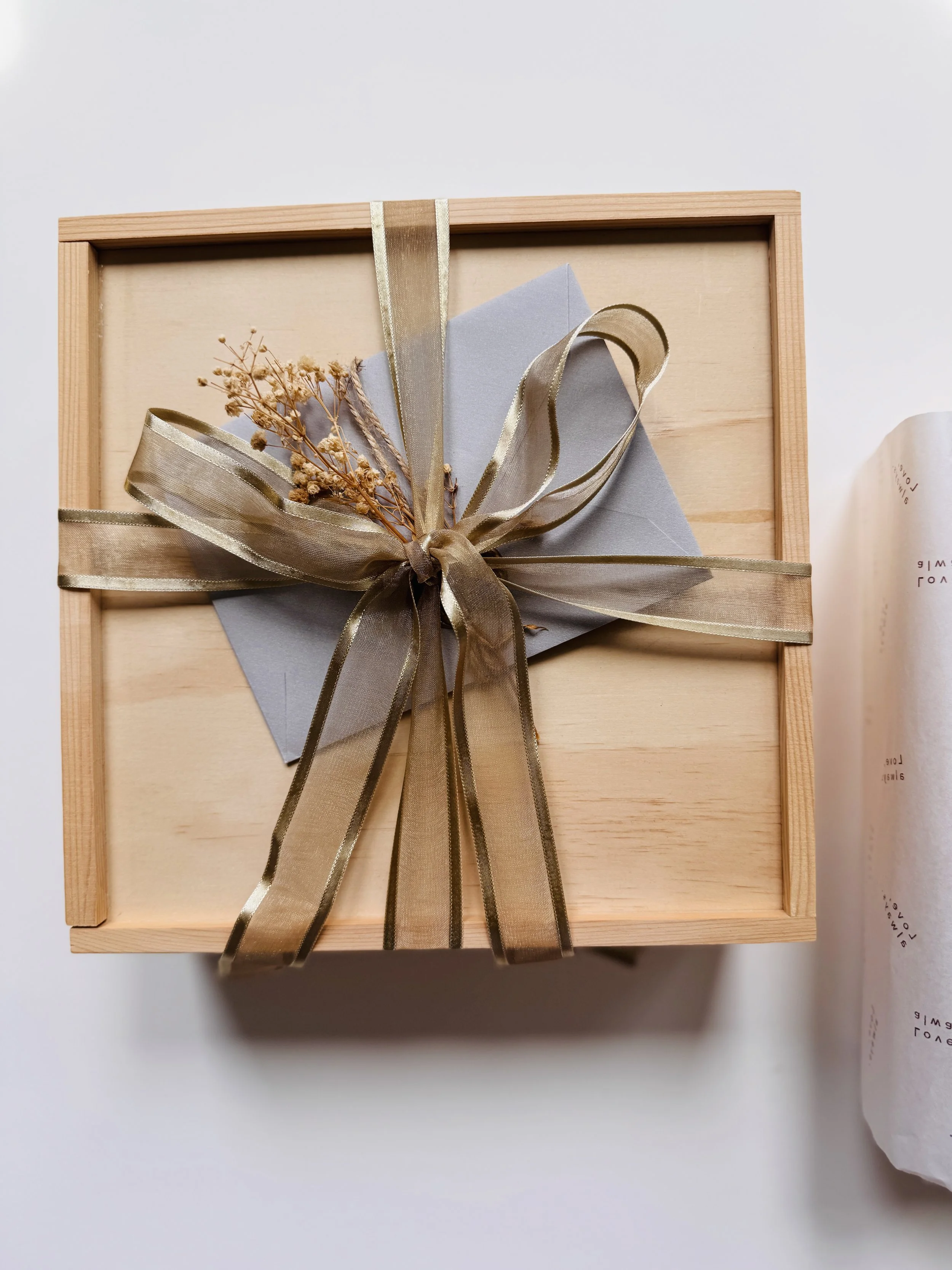 Mother's Day self-care gift box with relaxing keepsakes and elegant Go Gaga packaging