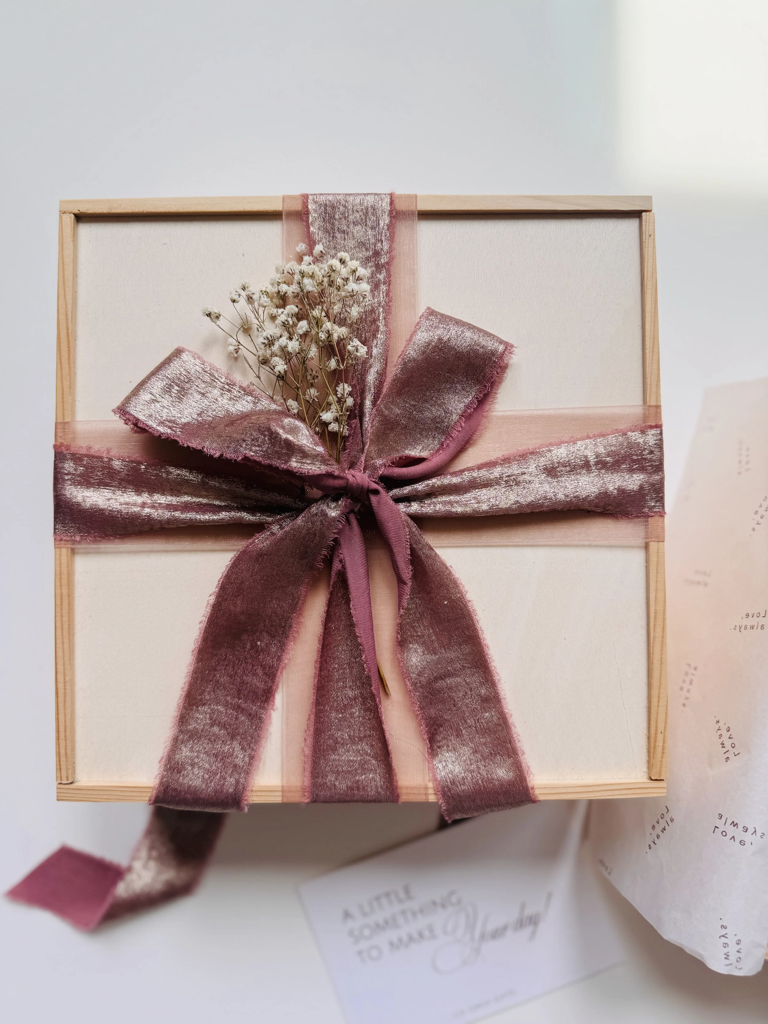 Luxury self-care gift set for her with cozy keepsakes and personalized Go Gaga packaging
