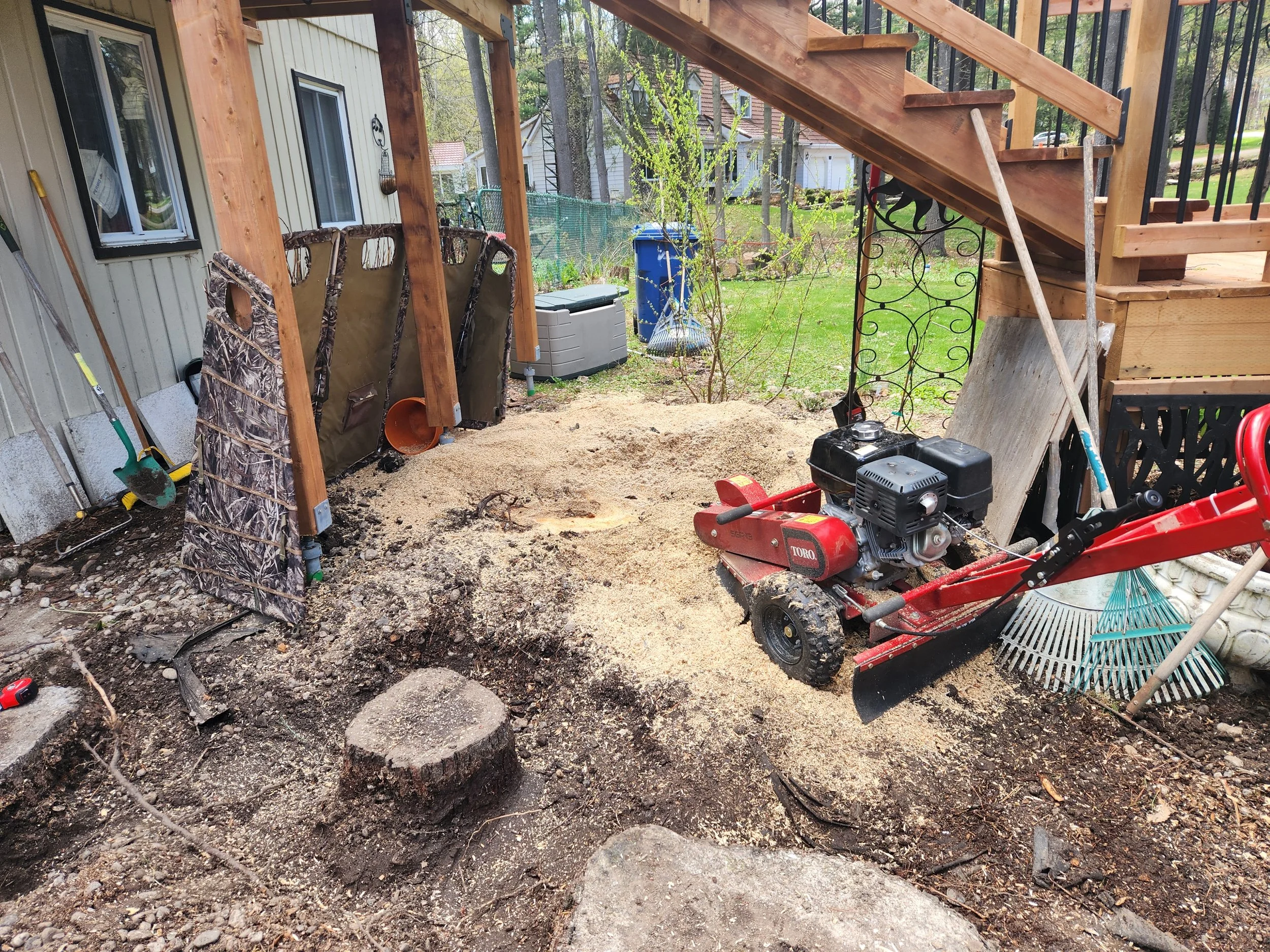 Residential Stump Grinding