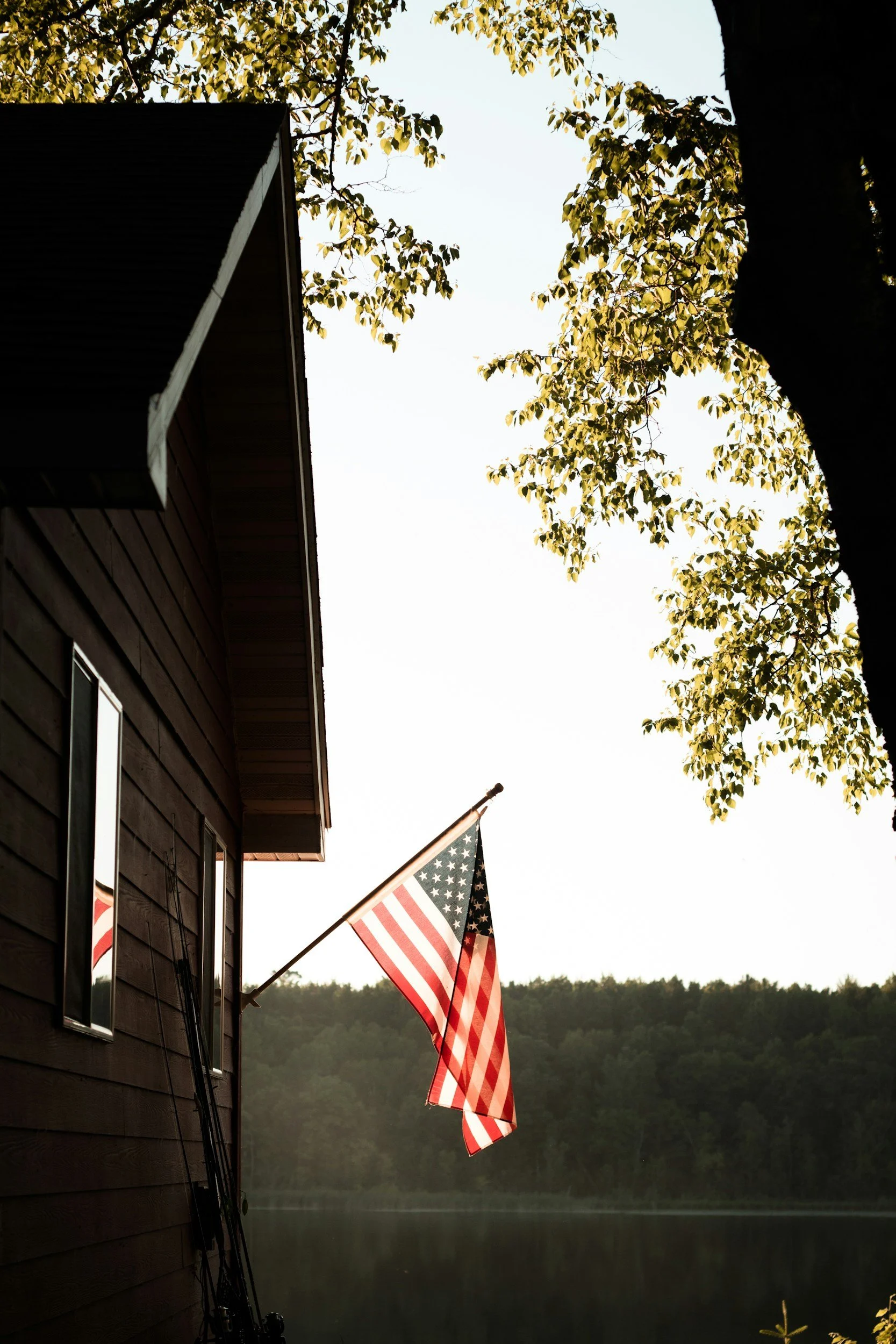 Precision Point Home Inspection Florida Aaron Holley House with American Flag