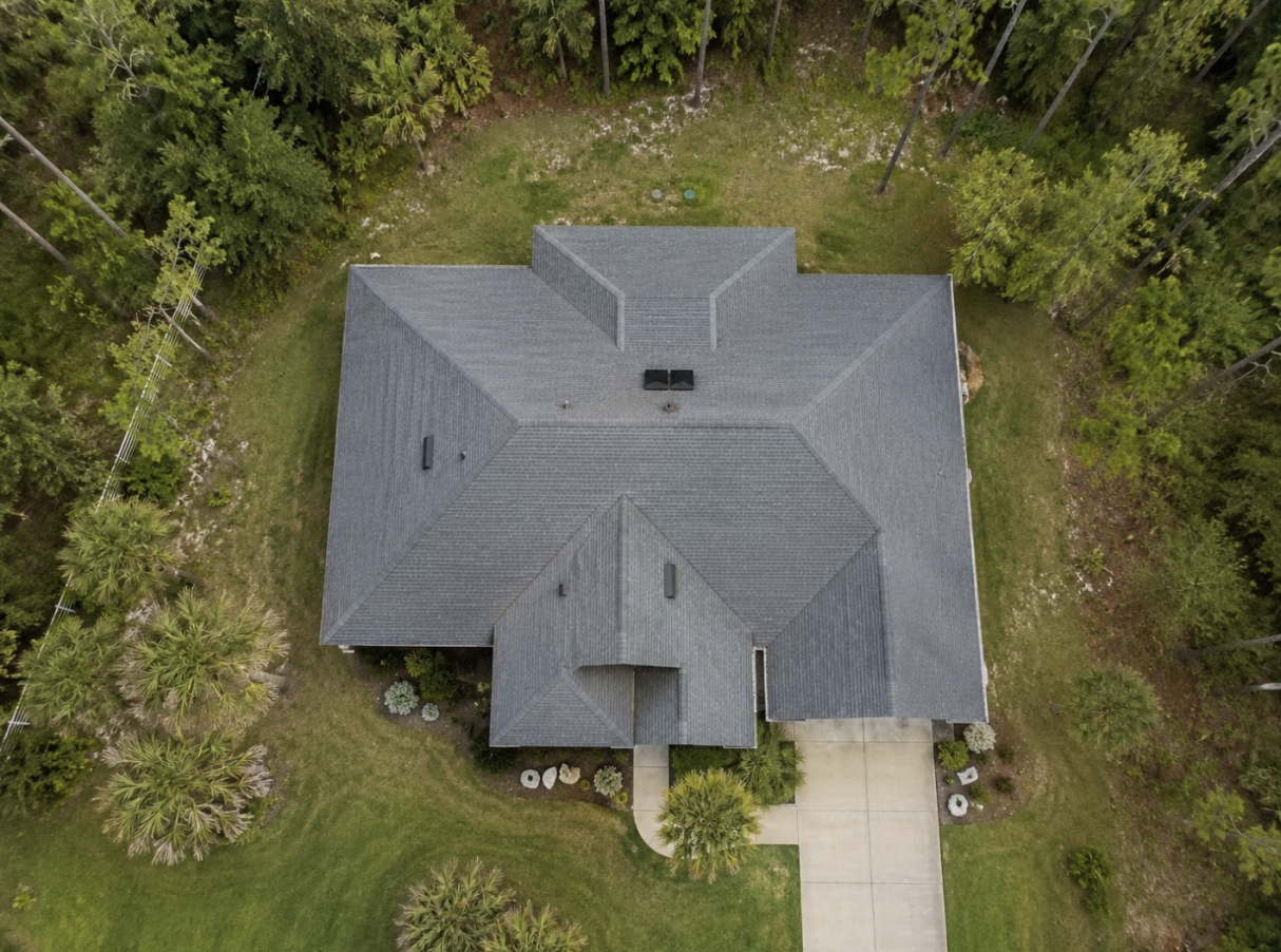 Precision Point Home Inspection Overhead Roof Drone Photo