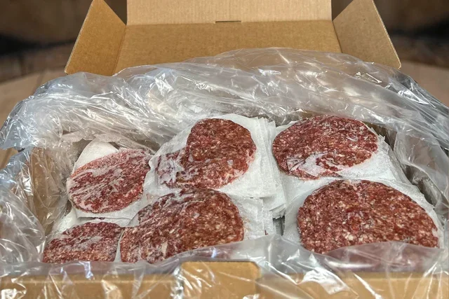 Ground Beef Patties - Box of 75