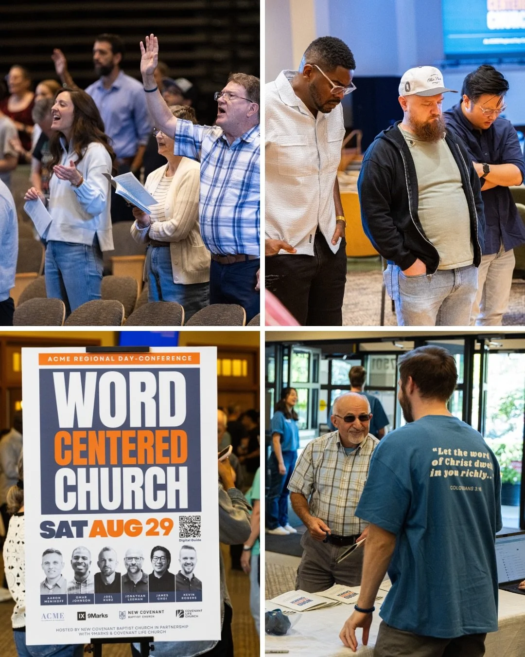 Praise God for the @acmefellowship Regional: Word-Centered Church Day-Conference last weekend!

There were over 260 attendees from nearly 30 different churches at @covlife for a full day! It was a joy to see brothers and sisters from across the regio