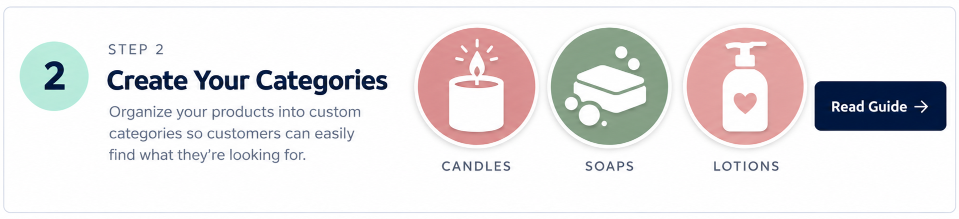 create your categories for claimcart with icons added