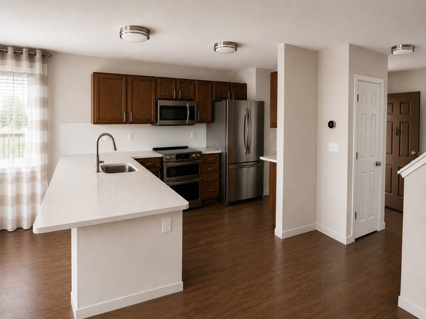 Modern Kitchen & Living Room Remodel