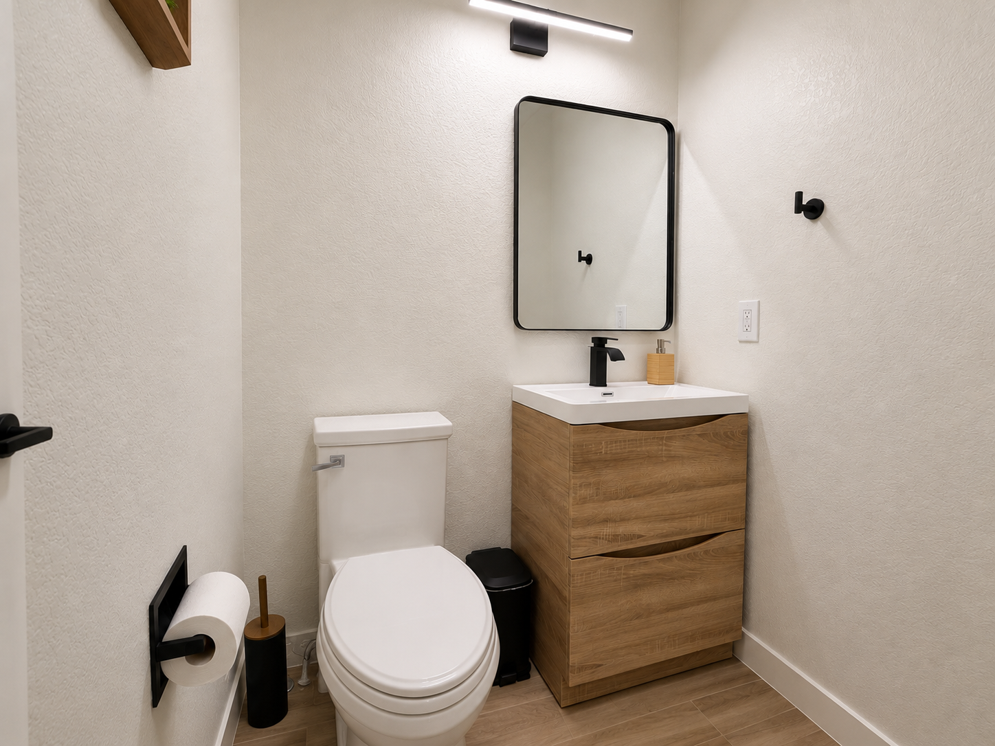 Modern Powder Room Remodel