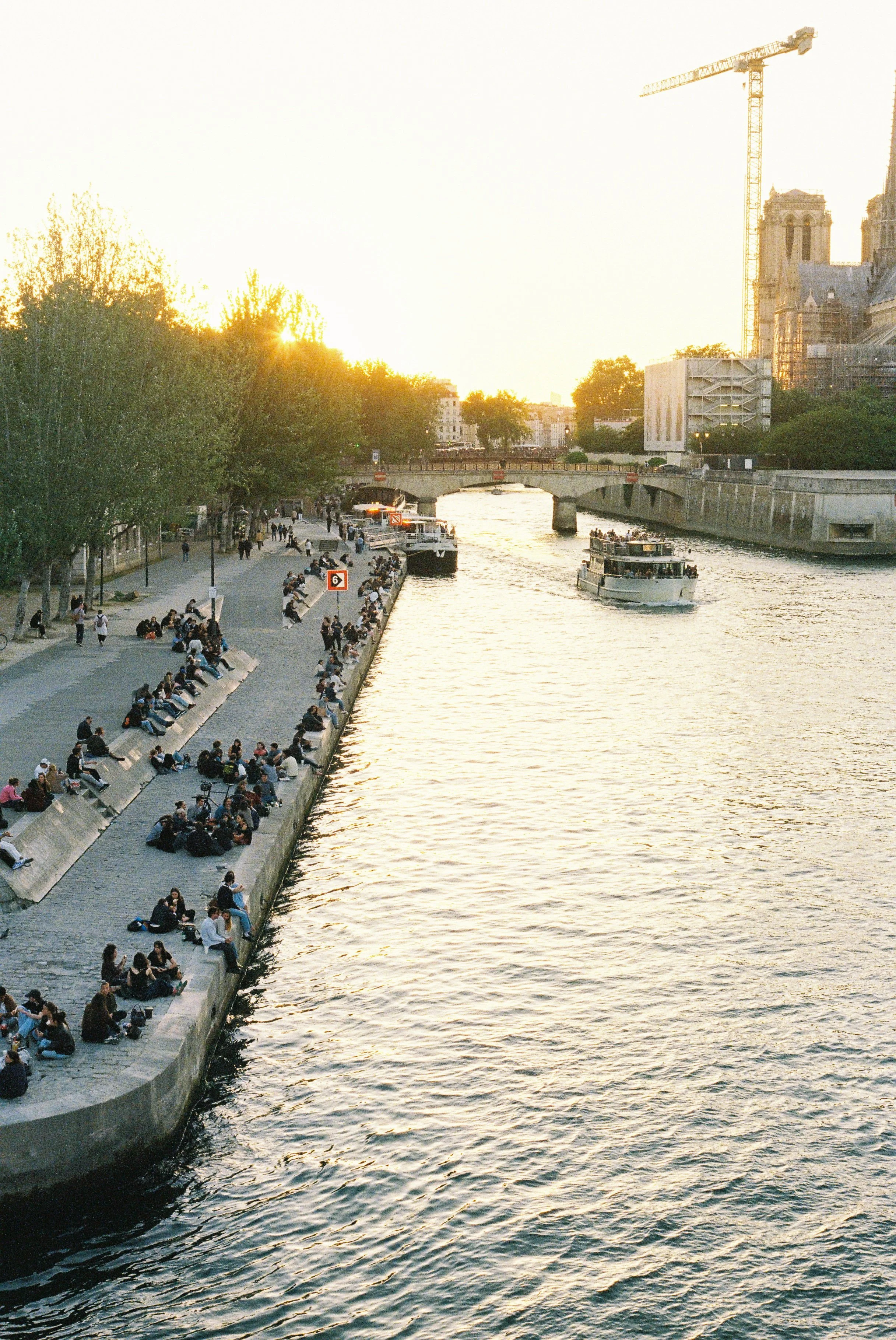 Sunset on the Seine