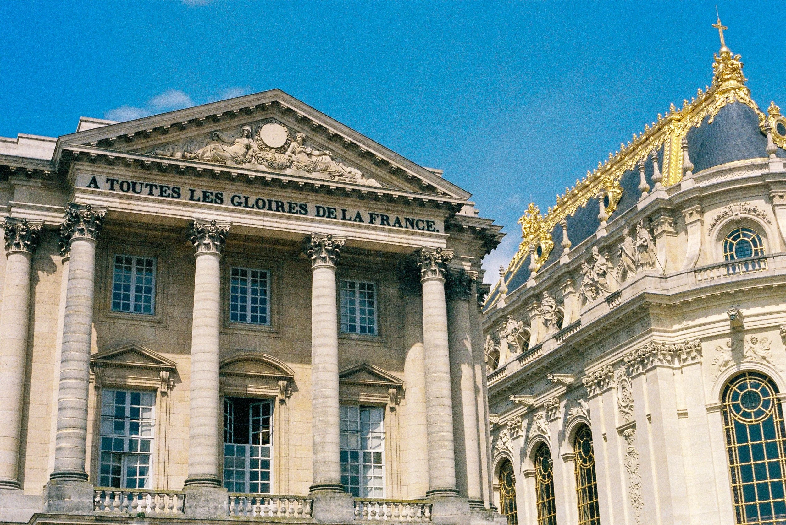 Versailles in Blue and Gold