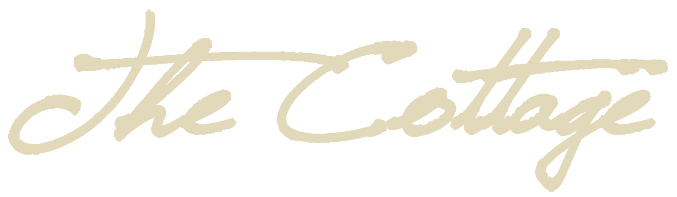 The Couture written in cursive beige text on a black background.