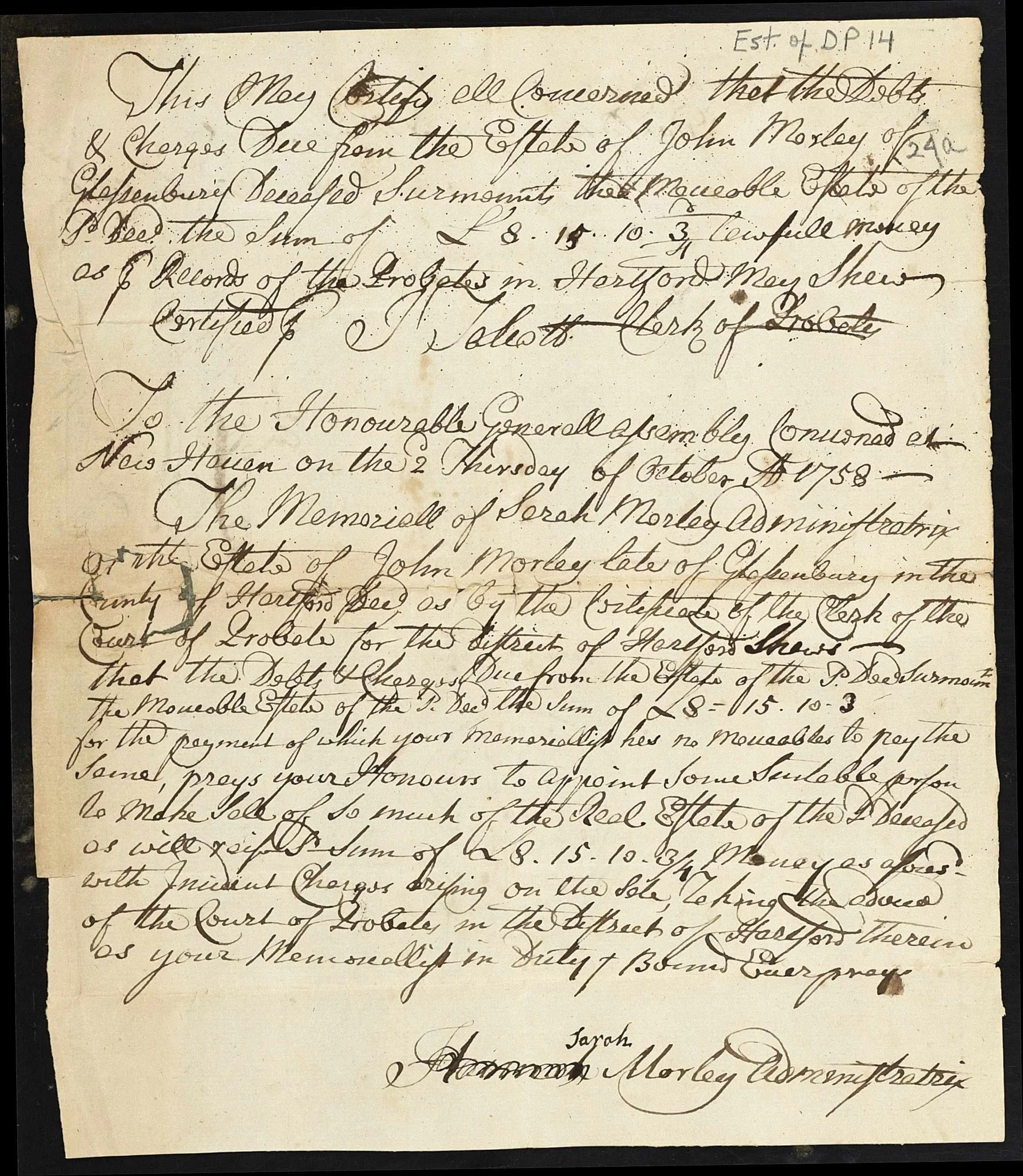 Reconstructing Sarah Morley: How Primary Records Corrected a Colonial Timeline