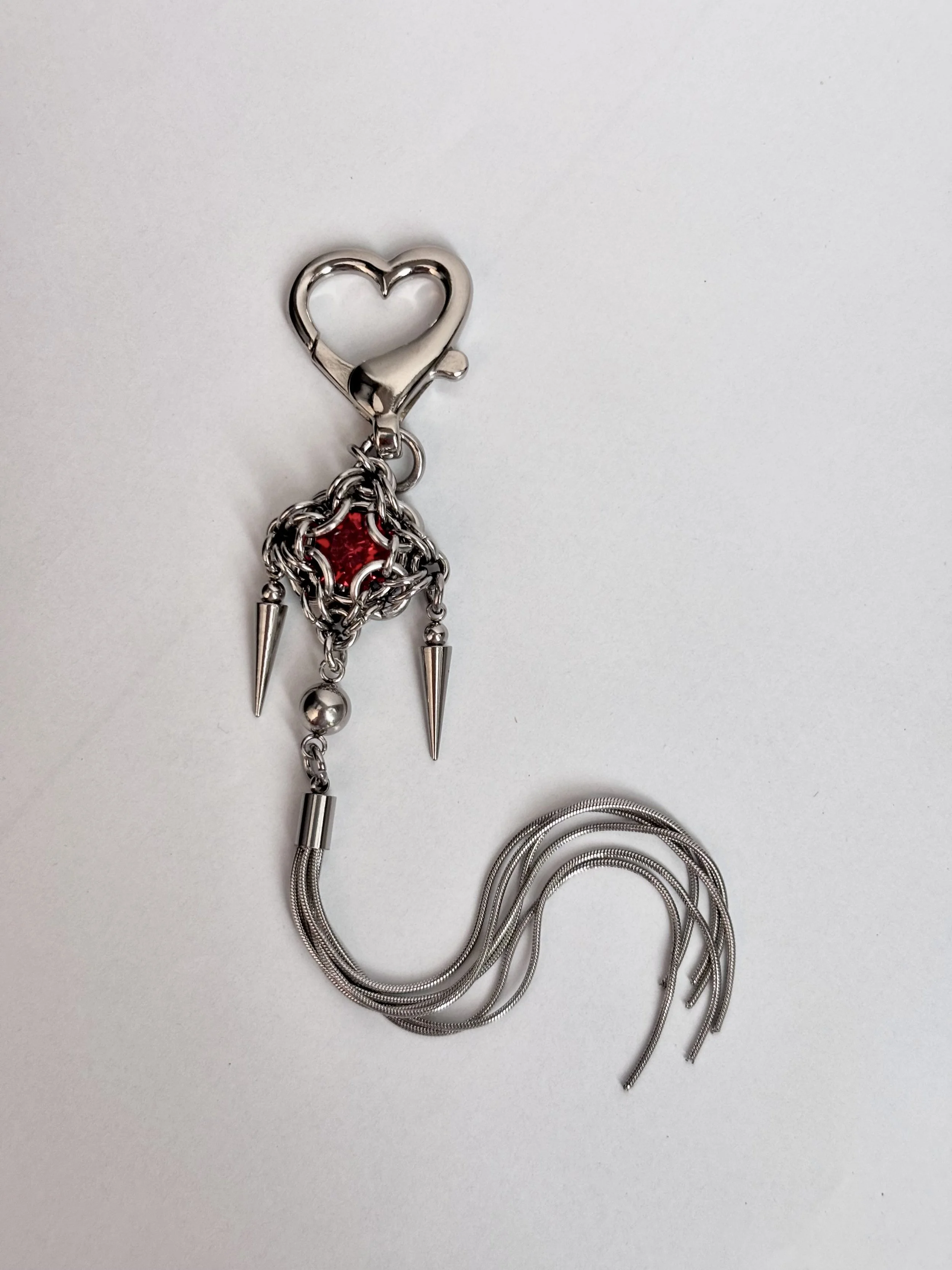 Charm crystal red