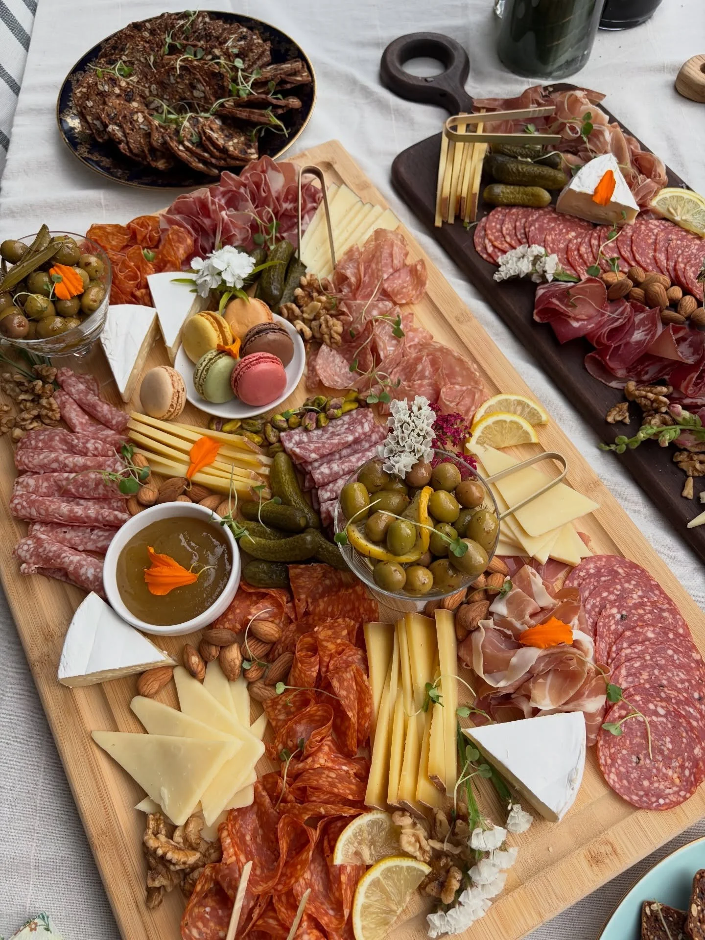 Charcuterie season! 🧀🥖🍷💐
