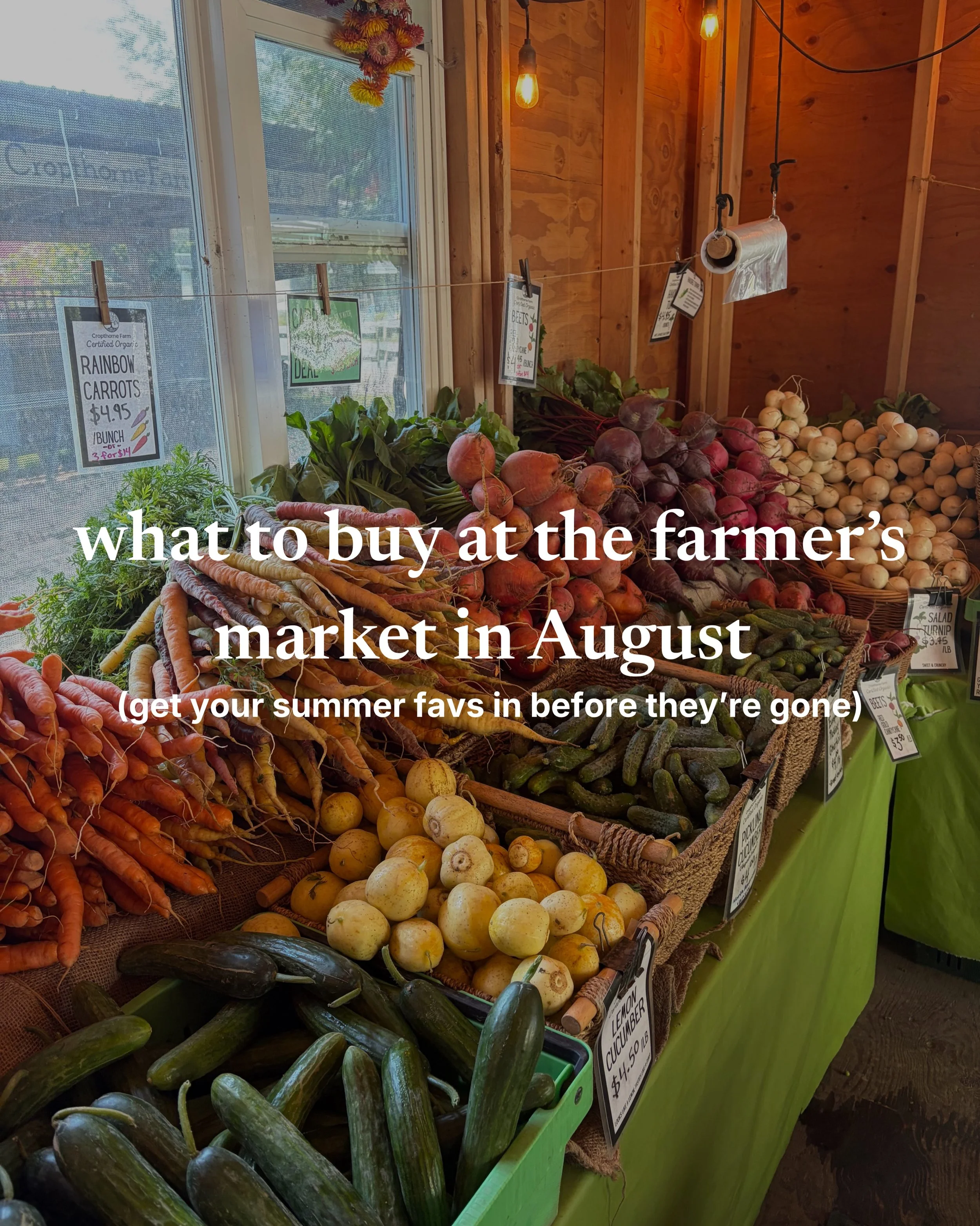 Produce from your local farmer&rsquo;s market >>