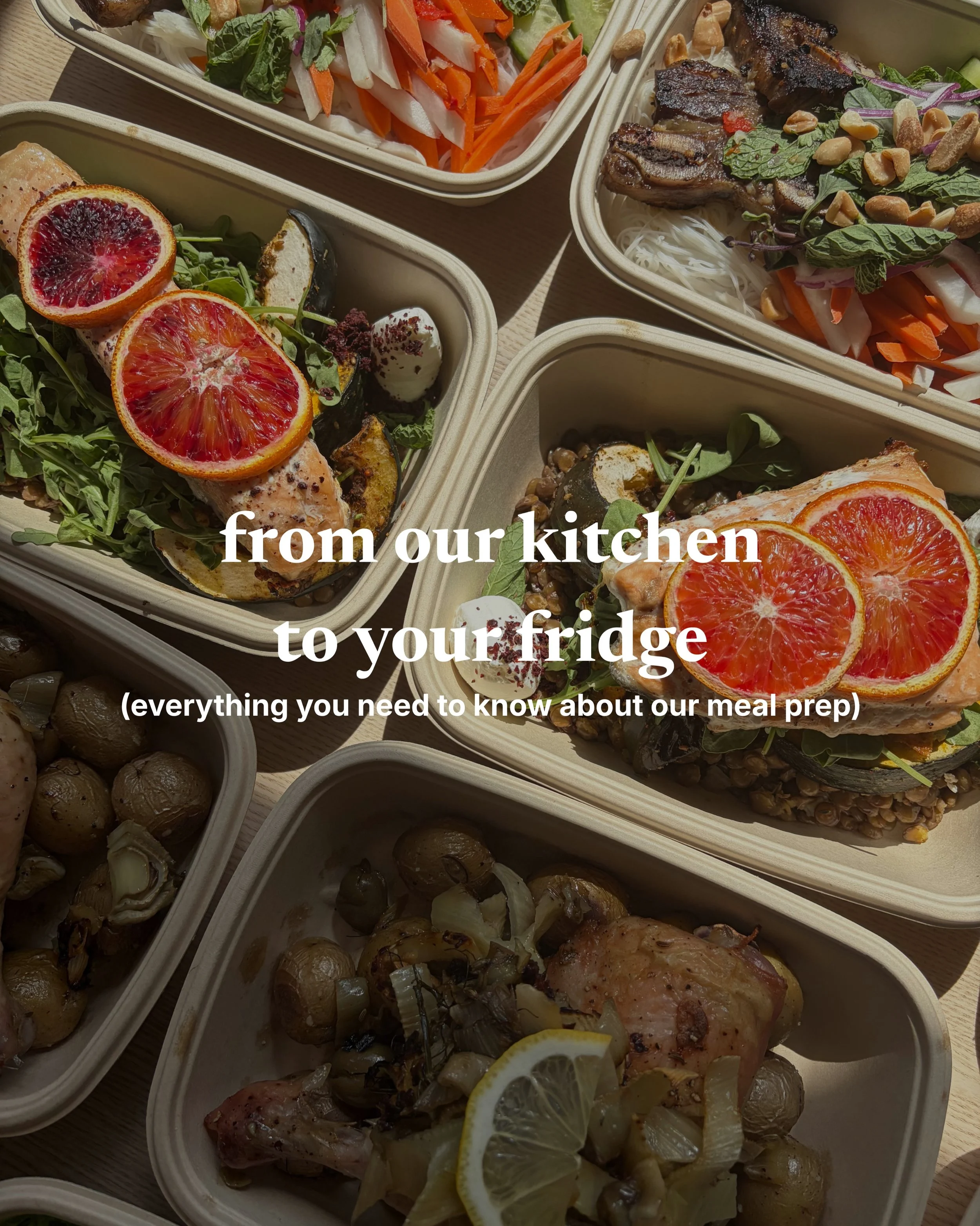 Not only do we shop local and organic when possible, but we also make sure your food comes in the most eco-friendly packaging we can provide! 

Head to the link in our bio to place your order, you won&rsquo;t want to miss out on this current menu 🤤