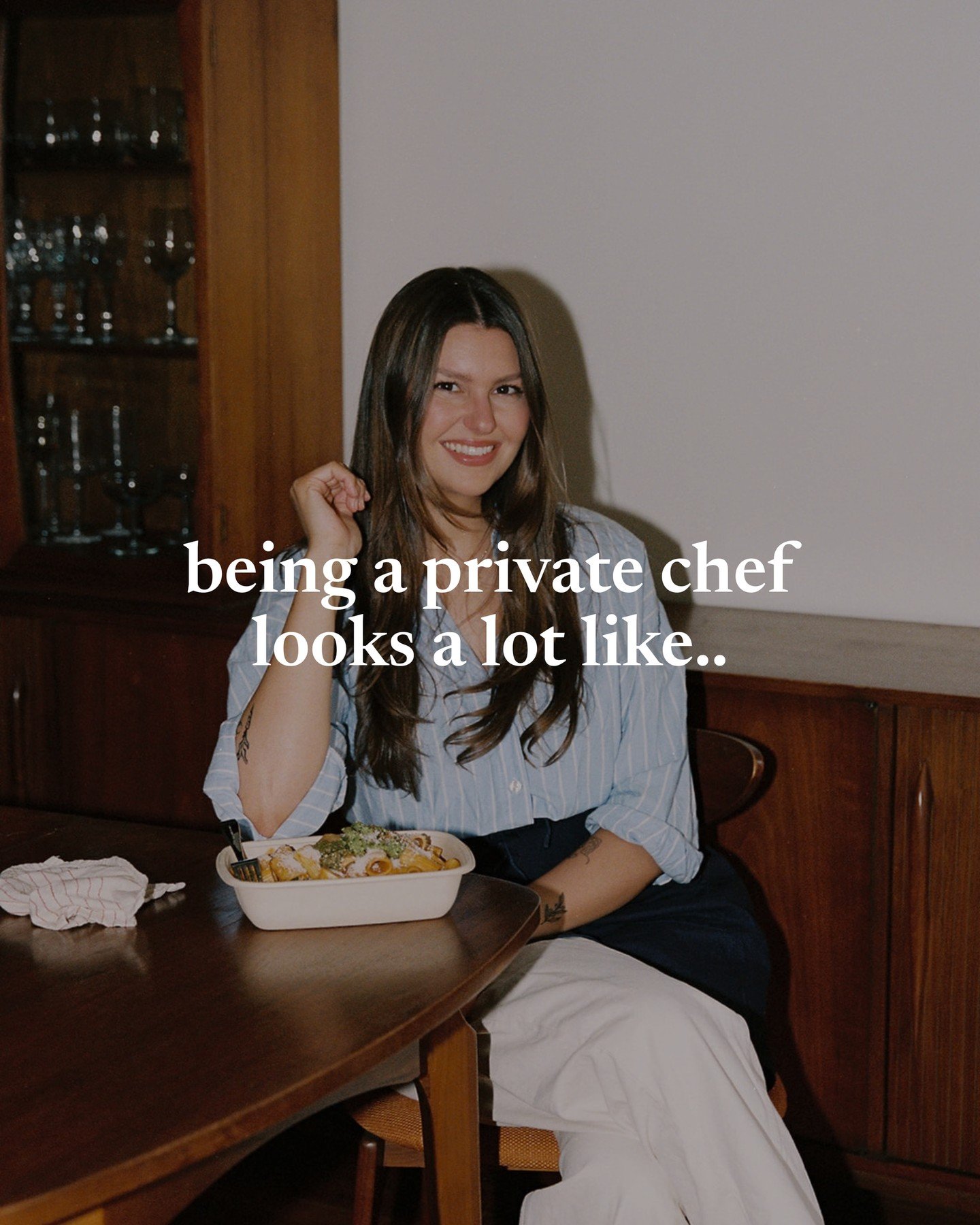 A little glimpse into what my day-to-day looks like as a private chef!