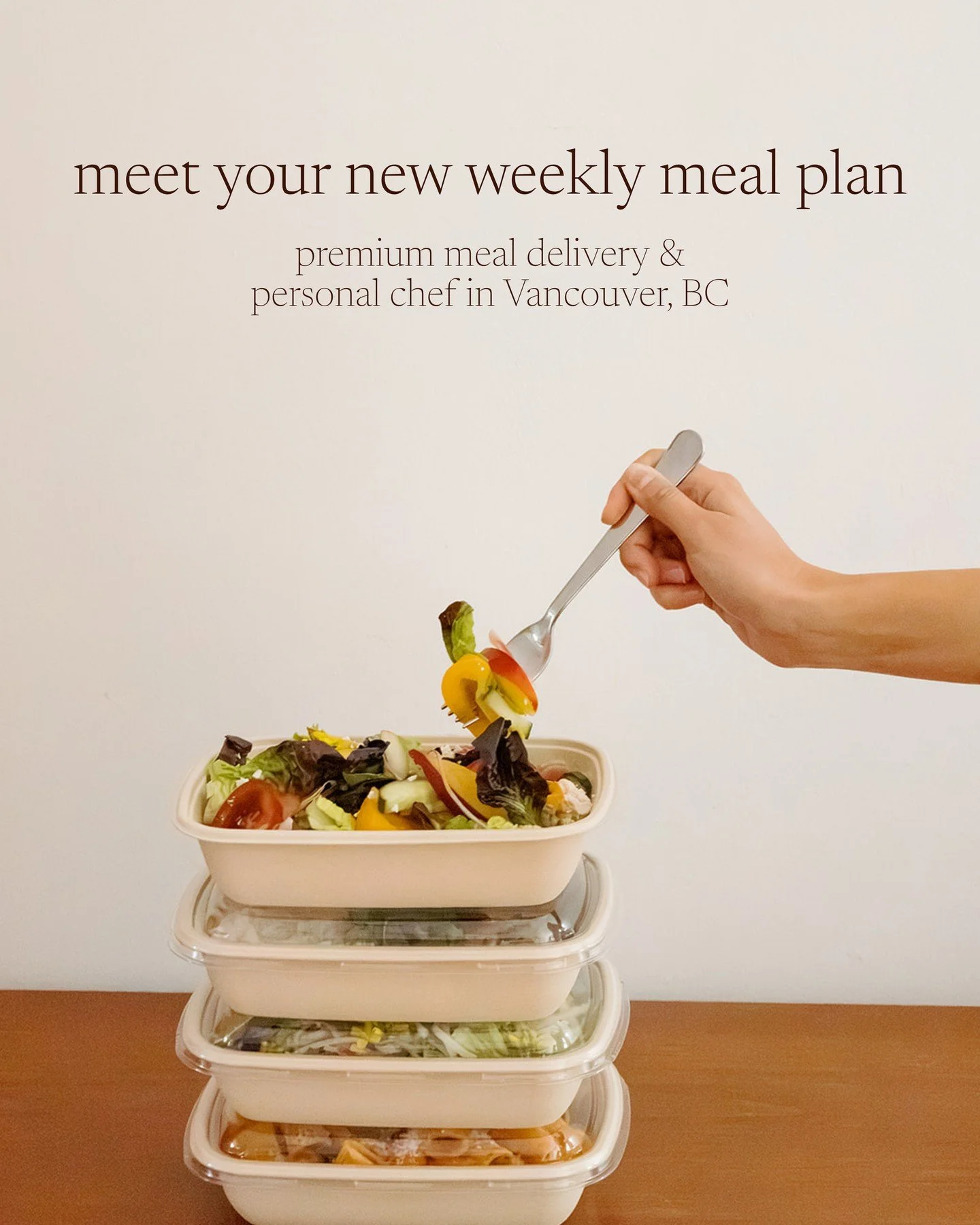 Consider your meals handled from here on out 🌱 

Made in small batches, seasonally driven, and delivered fresh across Greater Vancouver. No seed oils, no refined sugars, just organic produce and pasture-raised proteins designed to actually make you 