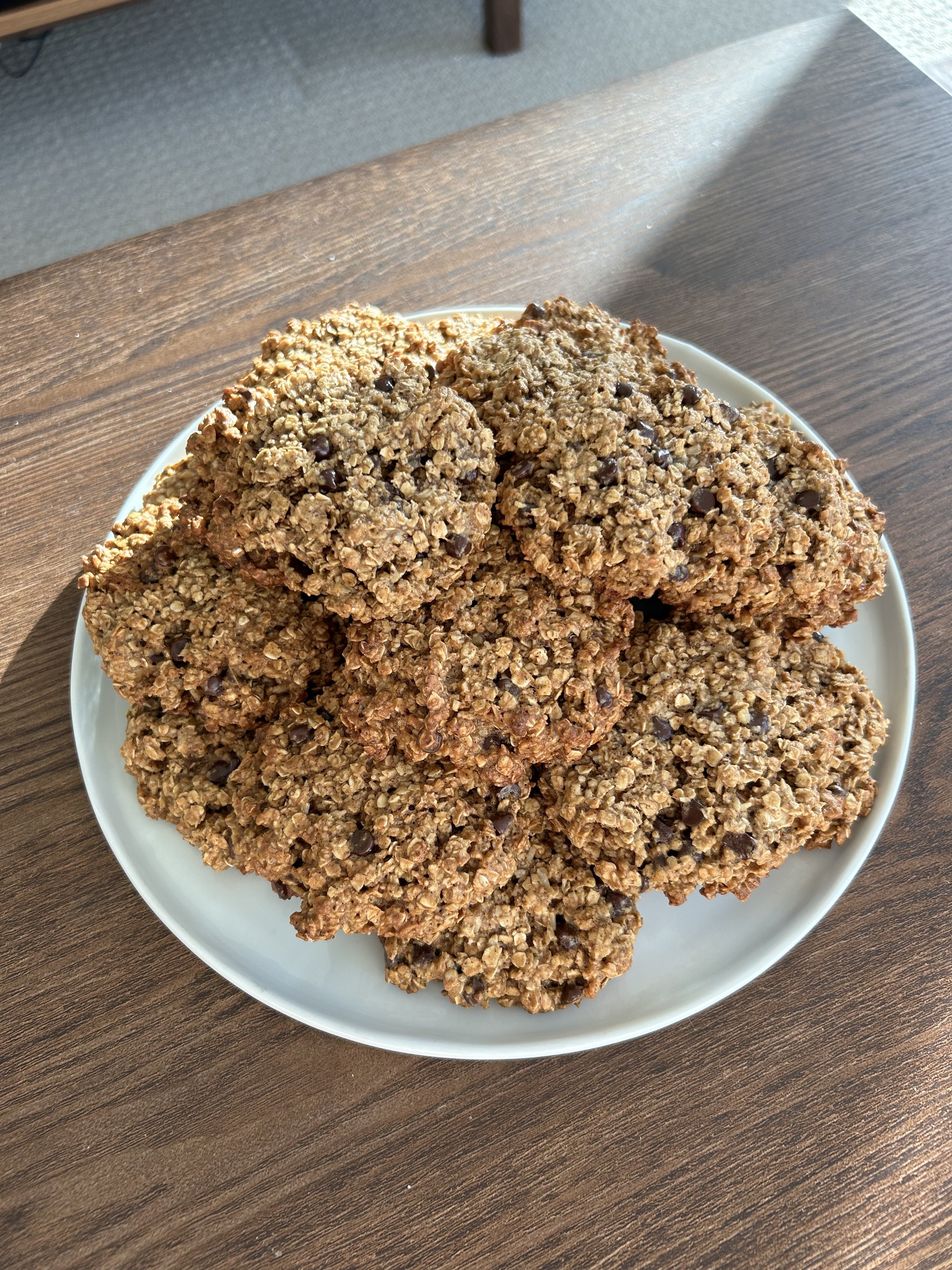 Chocolate Chip Pumpkin Seed Breakfast Cookies