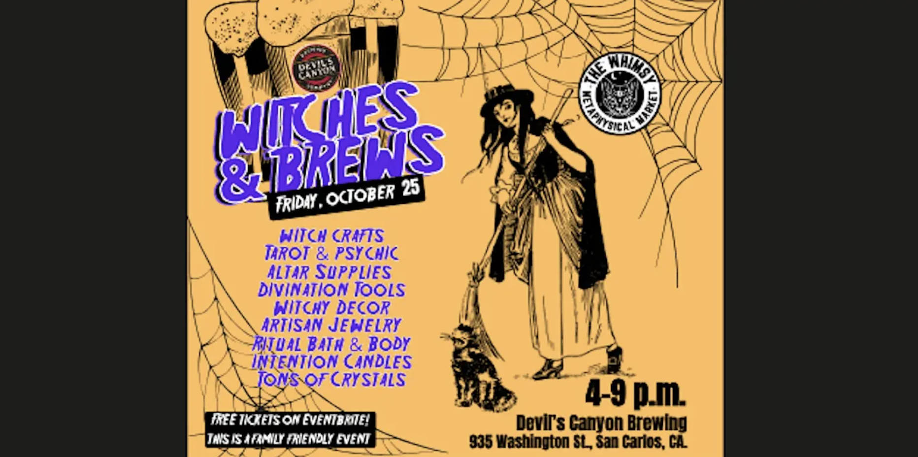 Whimsy Market: Witches and Brews