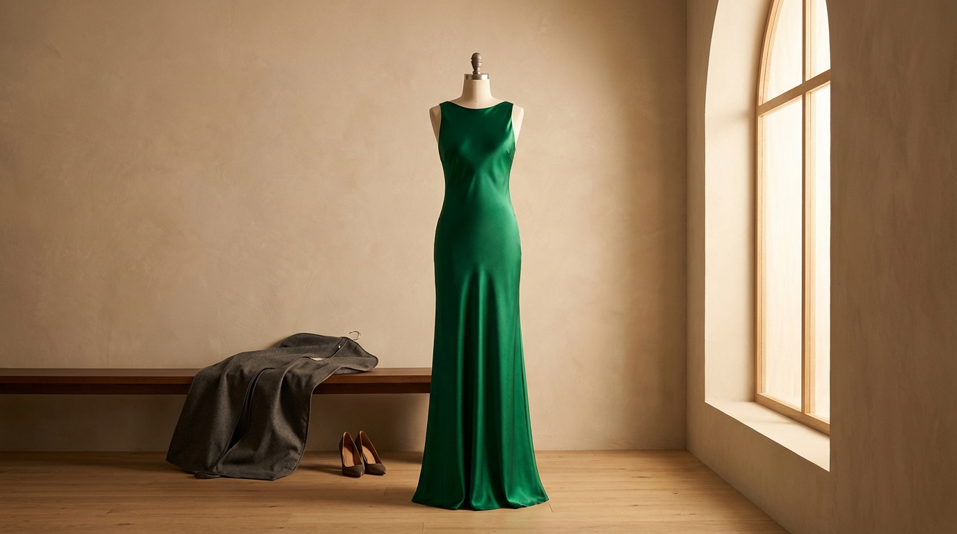 Silk Evening Gown