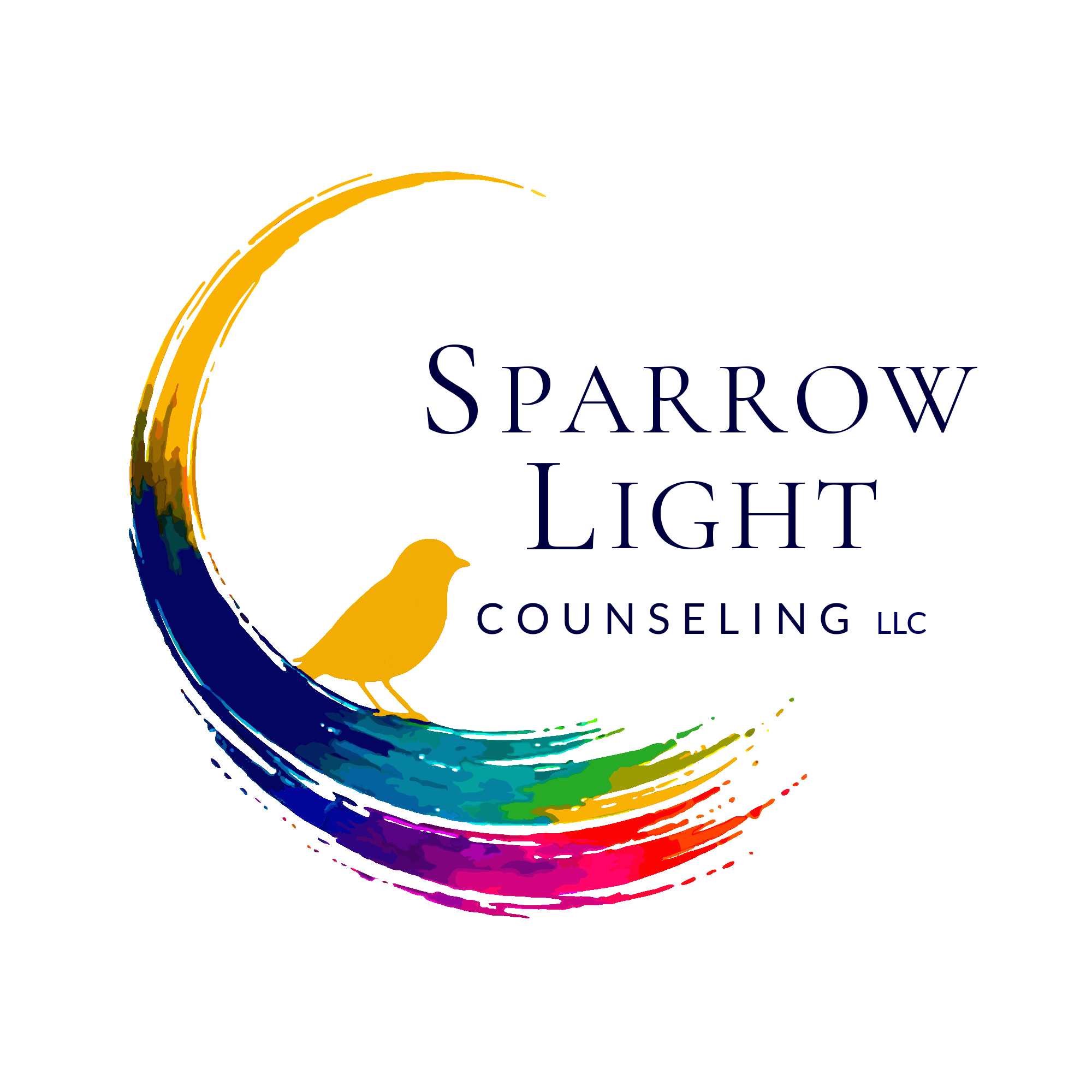 Sparrow Light Counseling logo.
