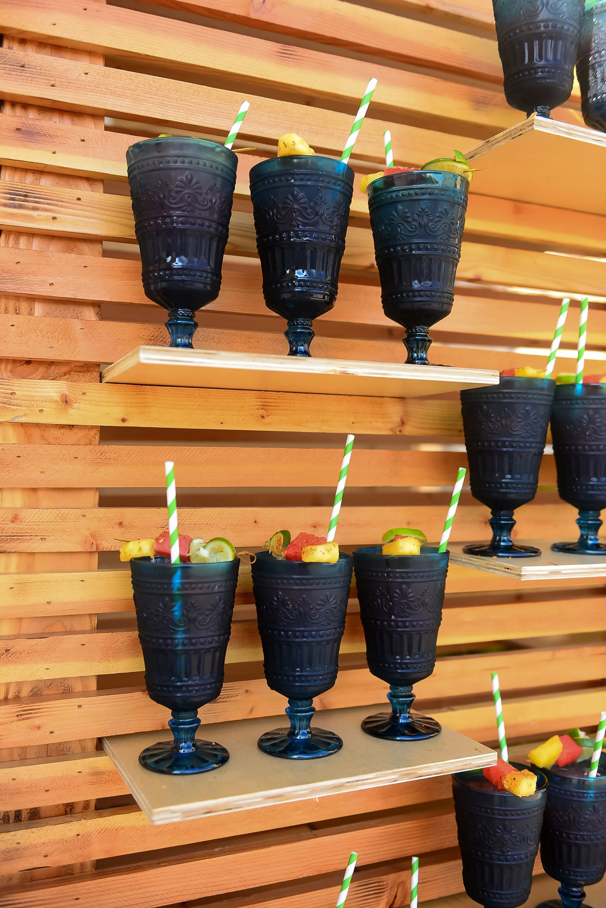 Drink Walls Are All the Rage at Weddings
