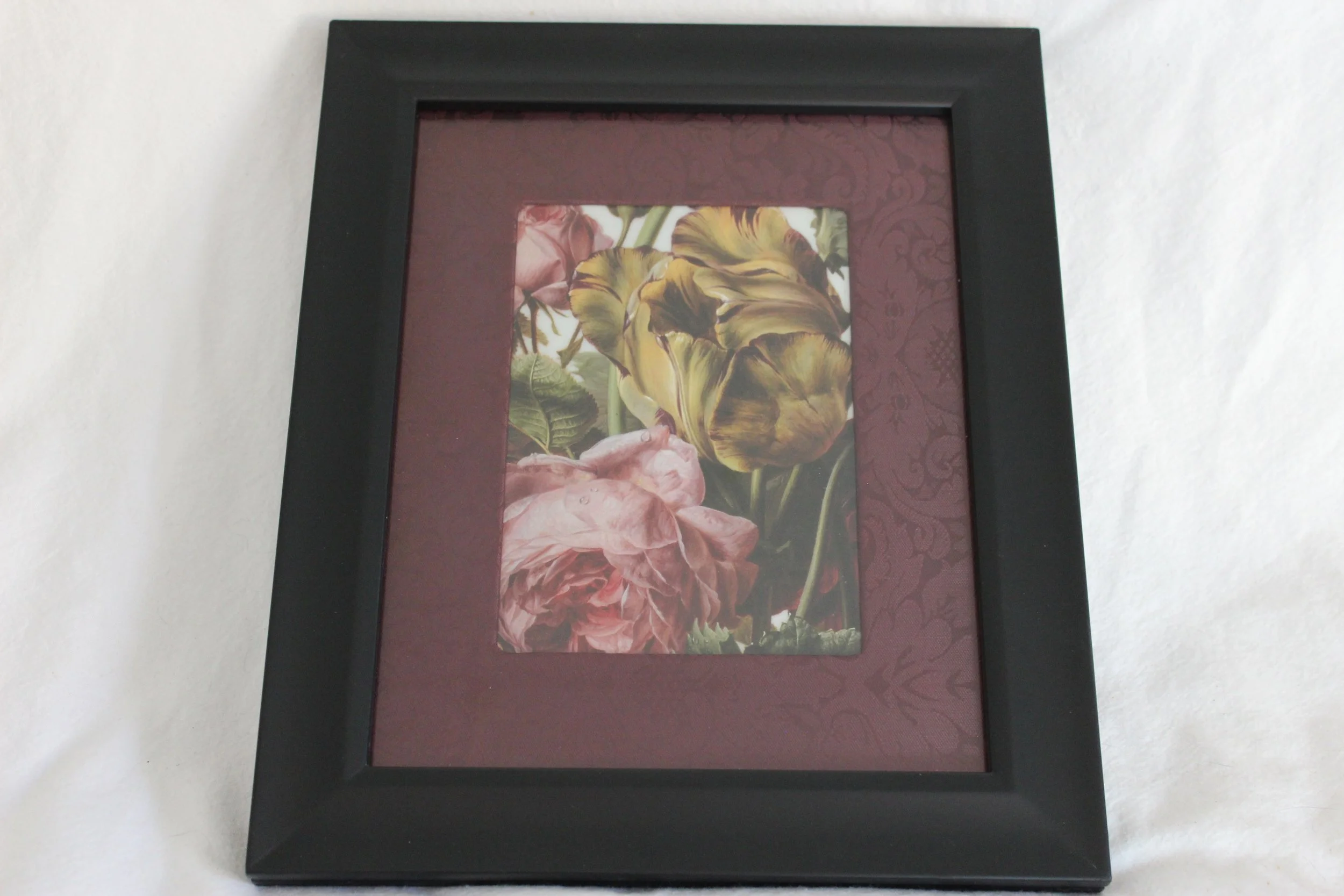 FL019 Floral Yellow and Pink
