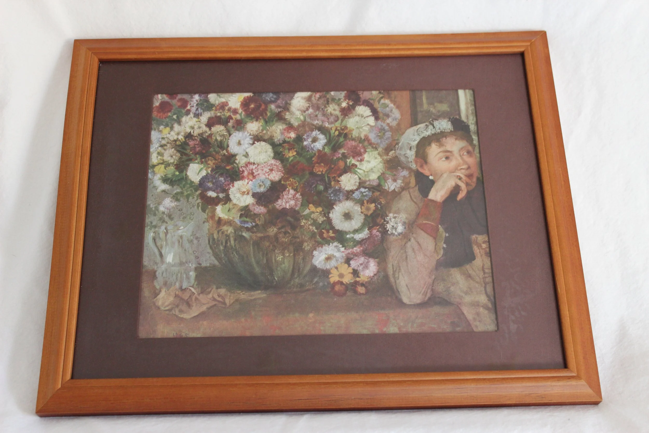 FA015 A Woman with a Bouquet. Édouard Manet