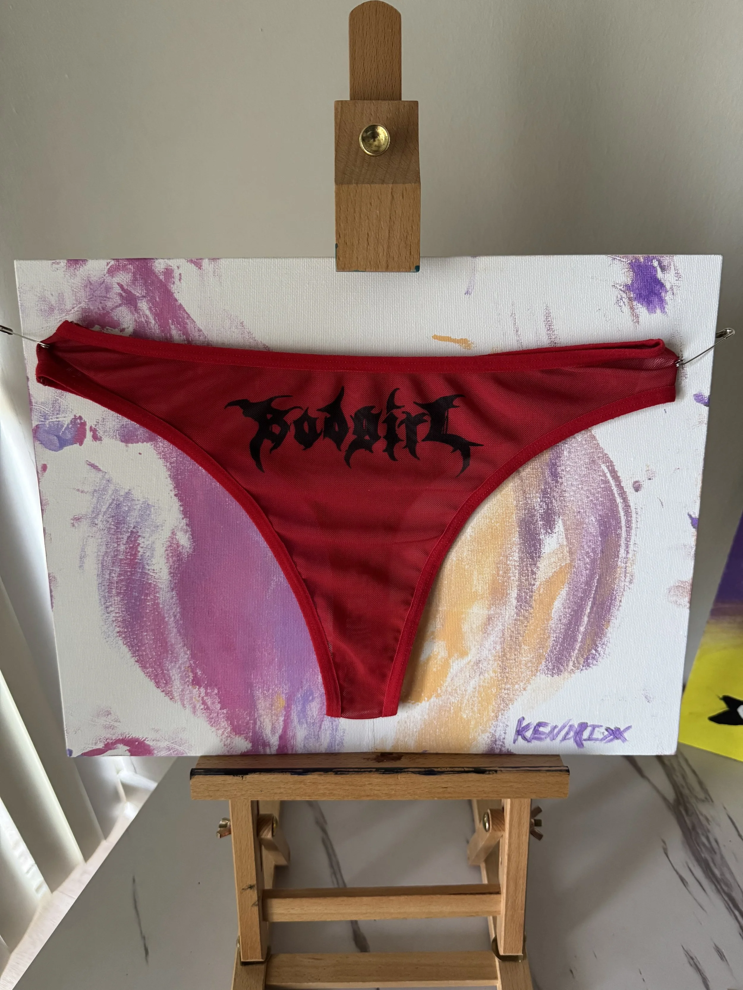 Bad Girl Imprint Painting