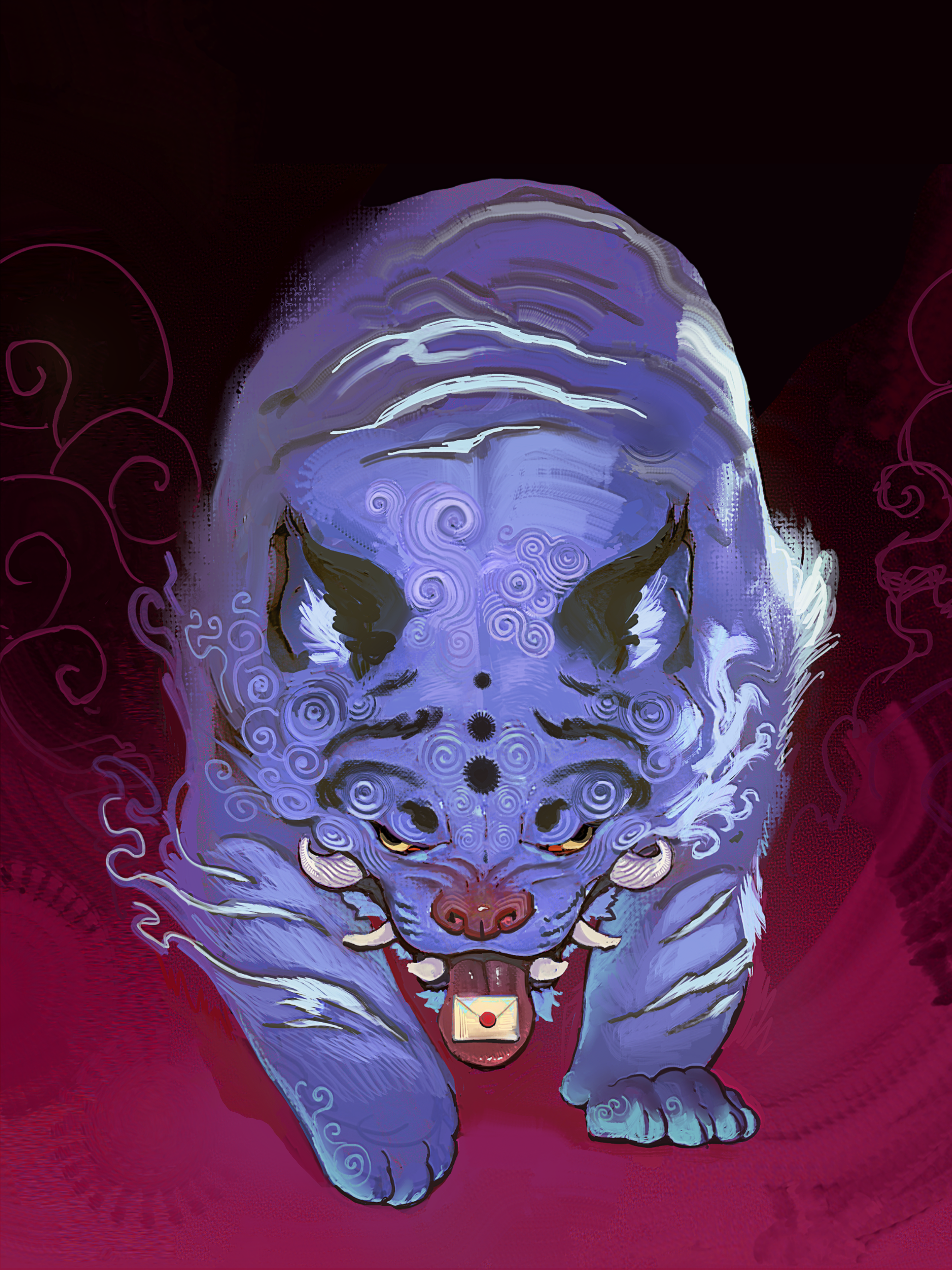 Demon Tiger Print
