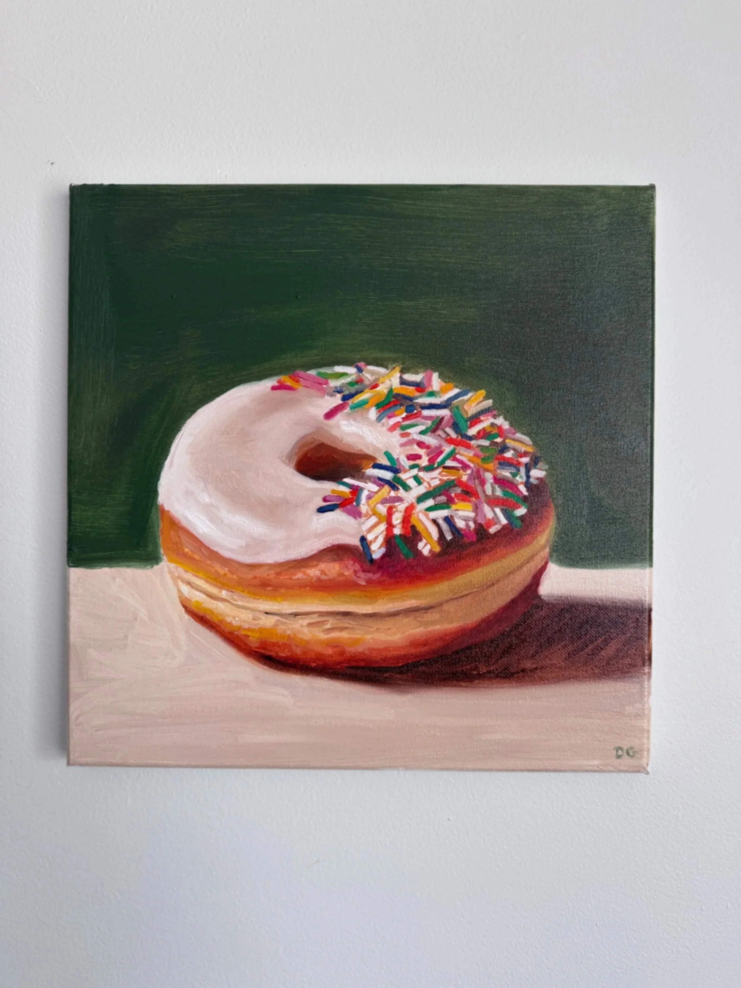 Oil Painting Donut