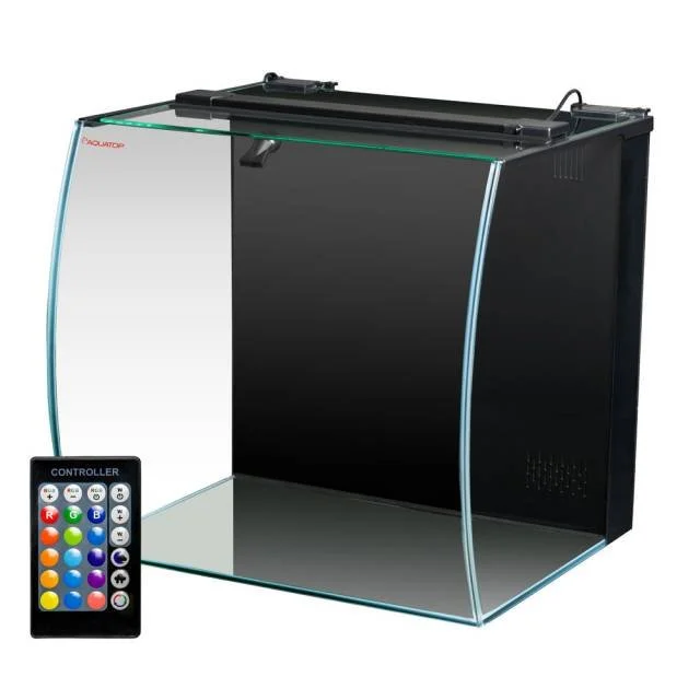 Aquatop Bow Front Tank 13.5 Gallon