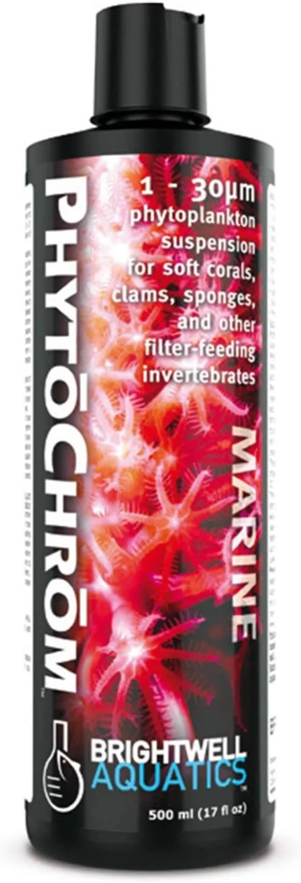 Brightwell Aquatics PhytoChrom - Concentrated Phytoplankton Suspension For Improved Health And Coloration Of Corals And Invertebrates 250-ml