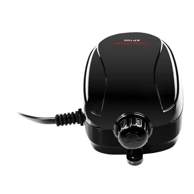 AQUATOP Breza AP-100 Dual Outlet Air Pump - Quiet, Powerful Aeration for Aquariums up to 100 Gal