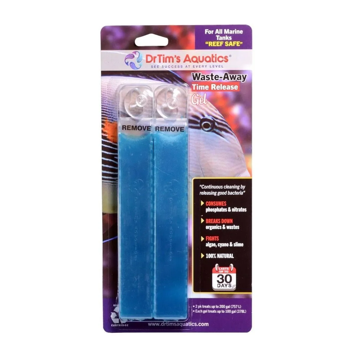 Dr. Tim’s Aquatics Waste-Away Time-Release Gel (Large) (2 Pack)