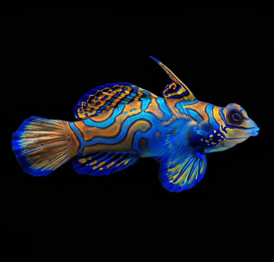 Green Mandarin Goby (Synchiropus splendidus)