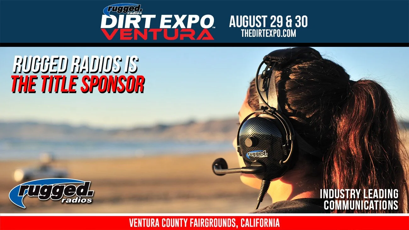 RUGGED RADIOS IS THE 2026 DIRT EXPO Ventura Title Sponsor