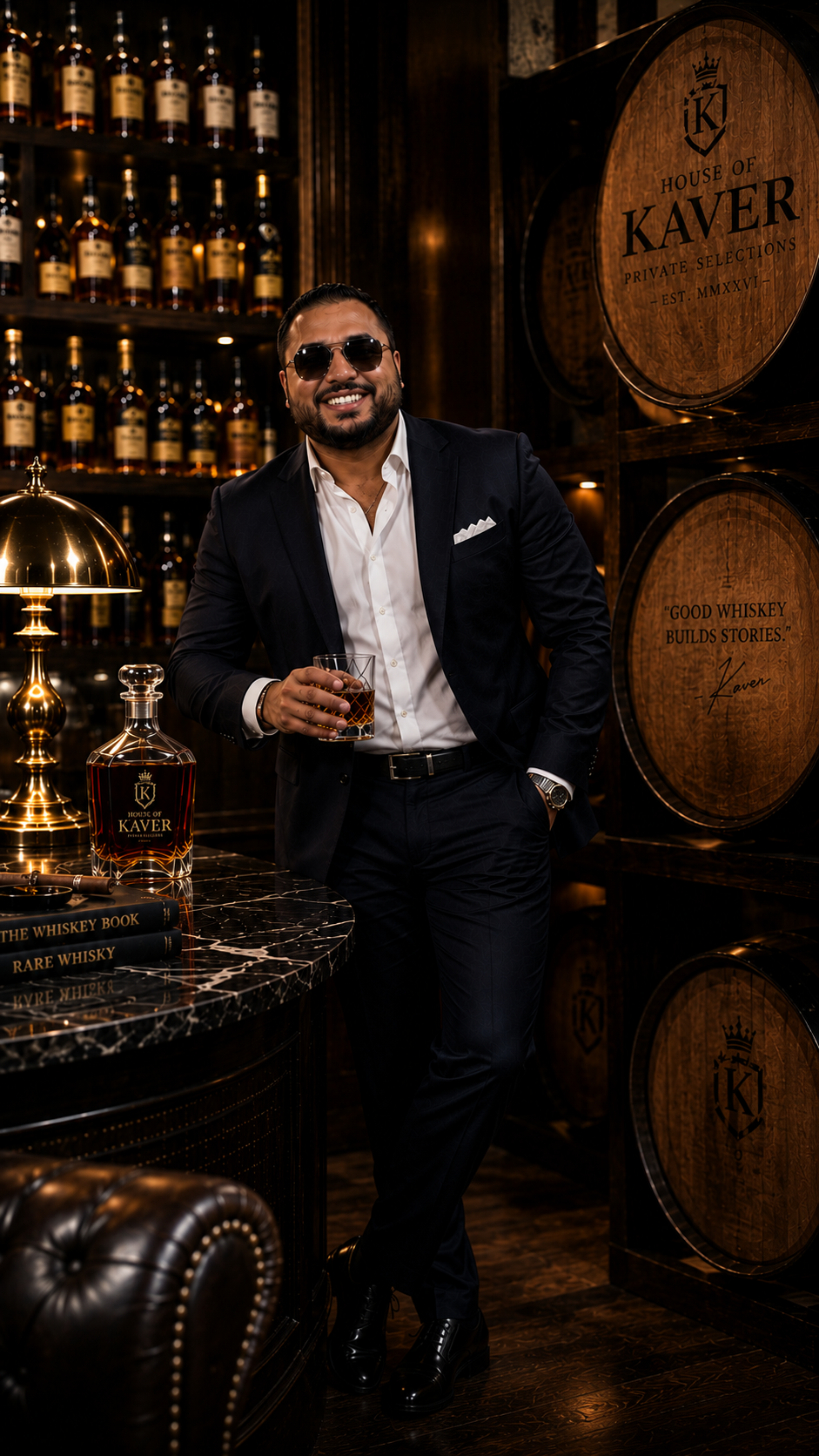 Kaver Sandhu sharing the story behind House of Kaver and the journey into private barrel selections.