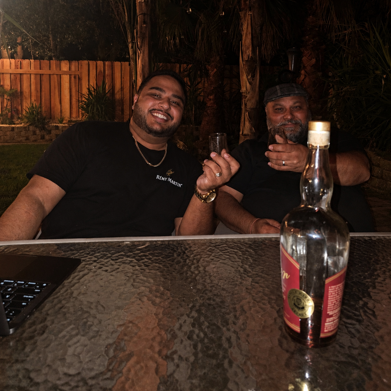 Kaver Sandhu and Pops discussing whiskey while selecting private barrels for House of Kaver.