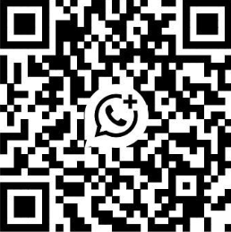 The WhatsApp QR code of Andy's Aquatics - a boutique swim instruction business exclusively for adult swimmers.
