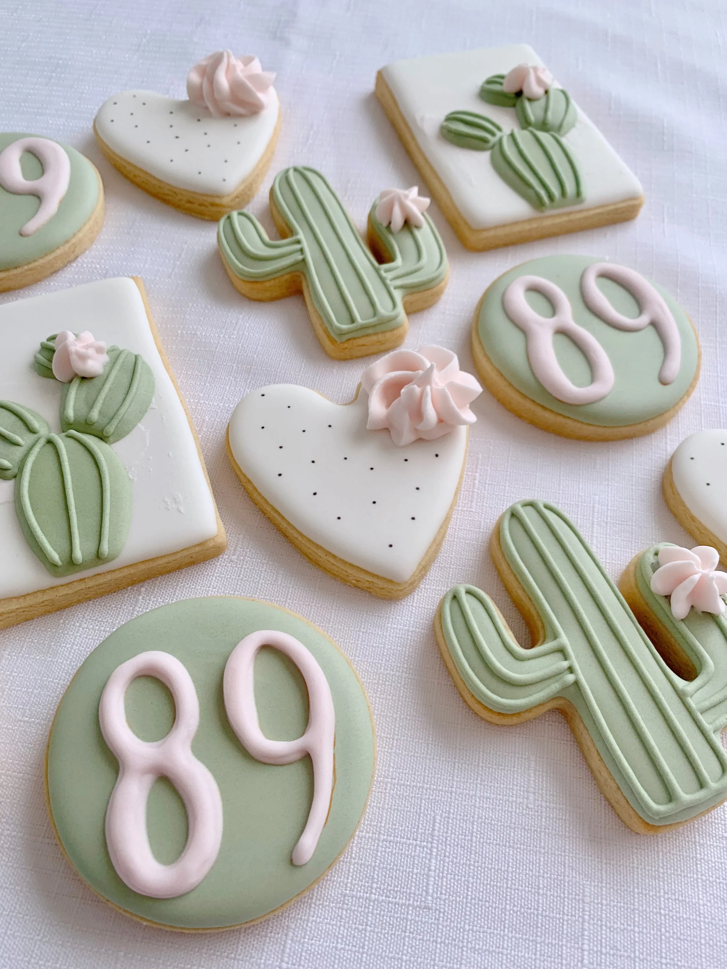 Personalised birthday cookies, milestone cookies, custom cookies