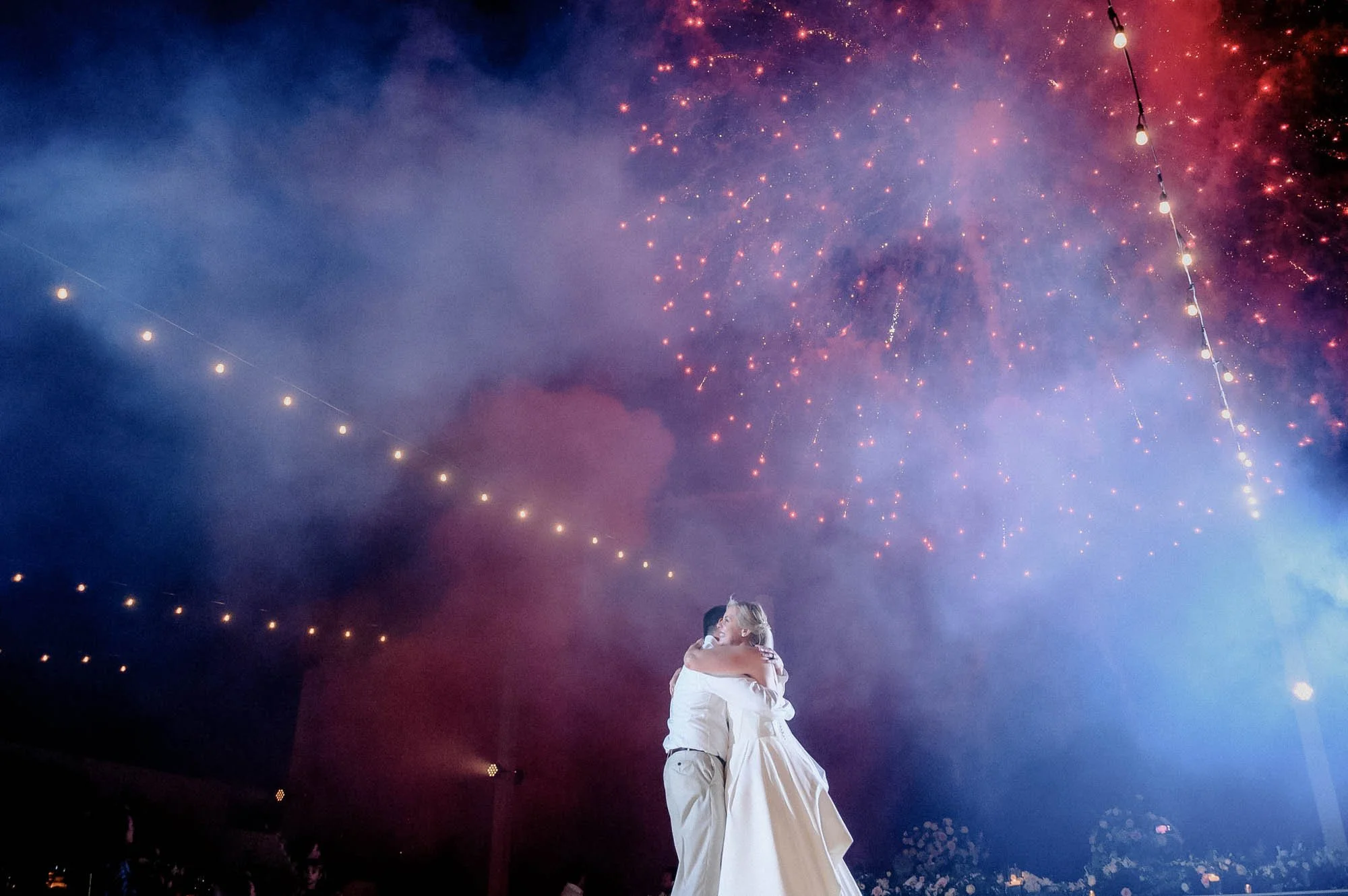 First dance fireworks at the Westin Vallarta.