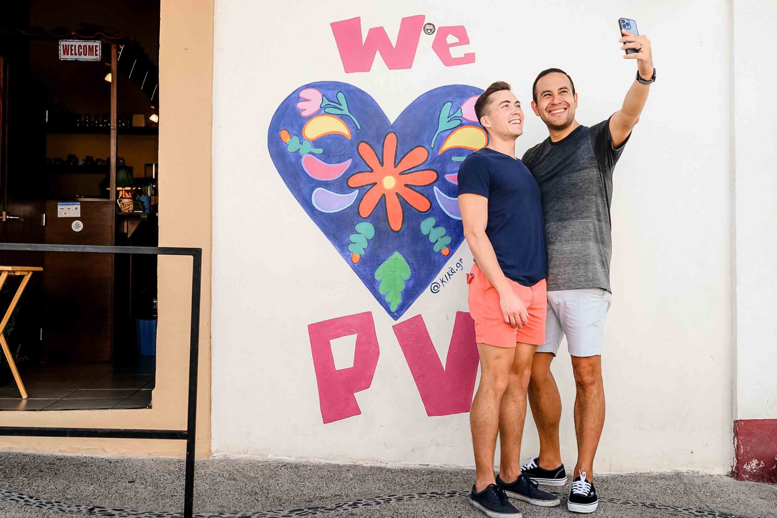 Gay couple engagement Puerto Vallarta