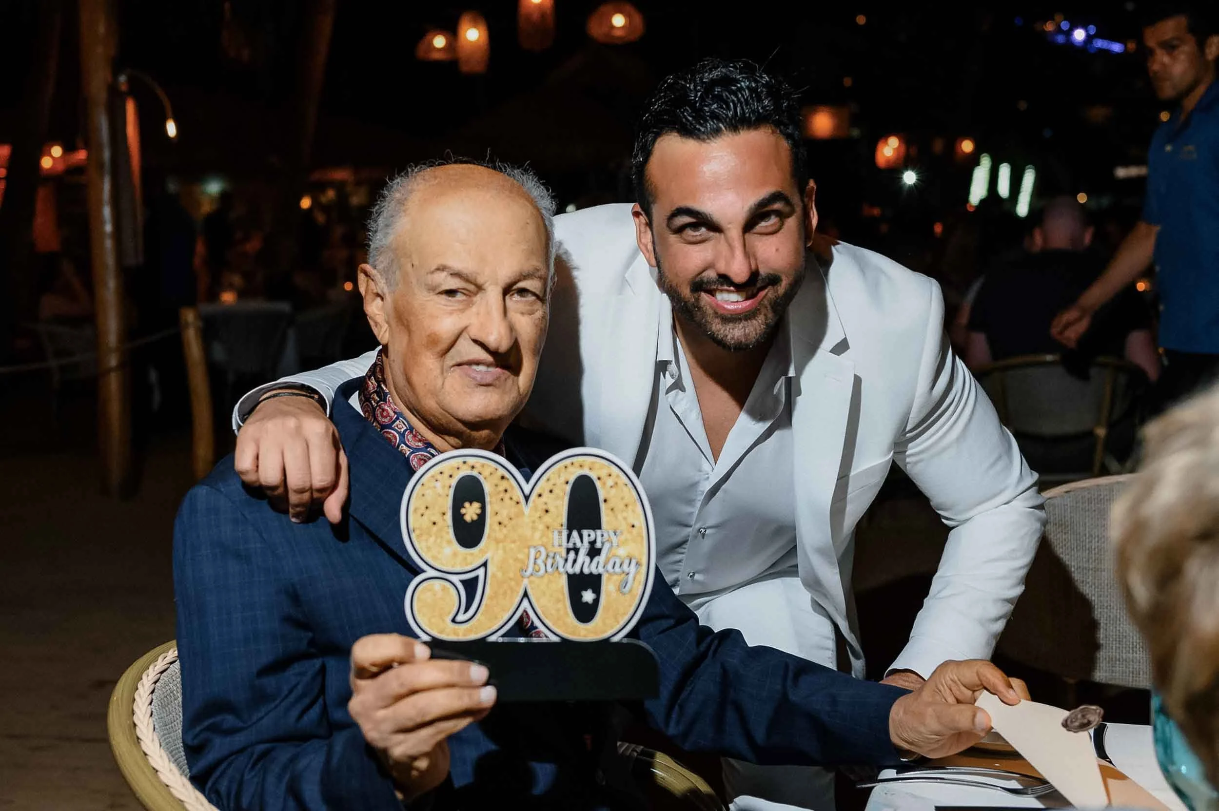 90th birthday celebrating at El Dorado restaurant in Puerto Vallarta